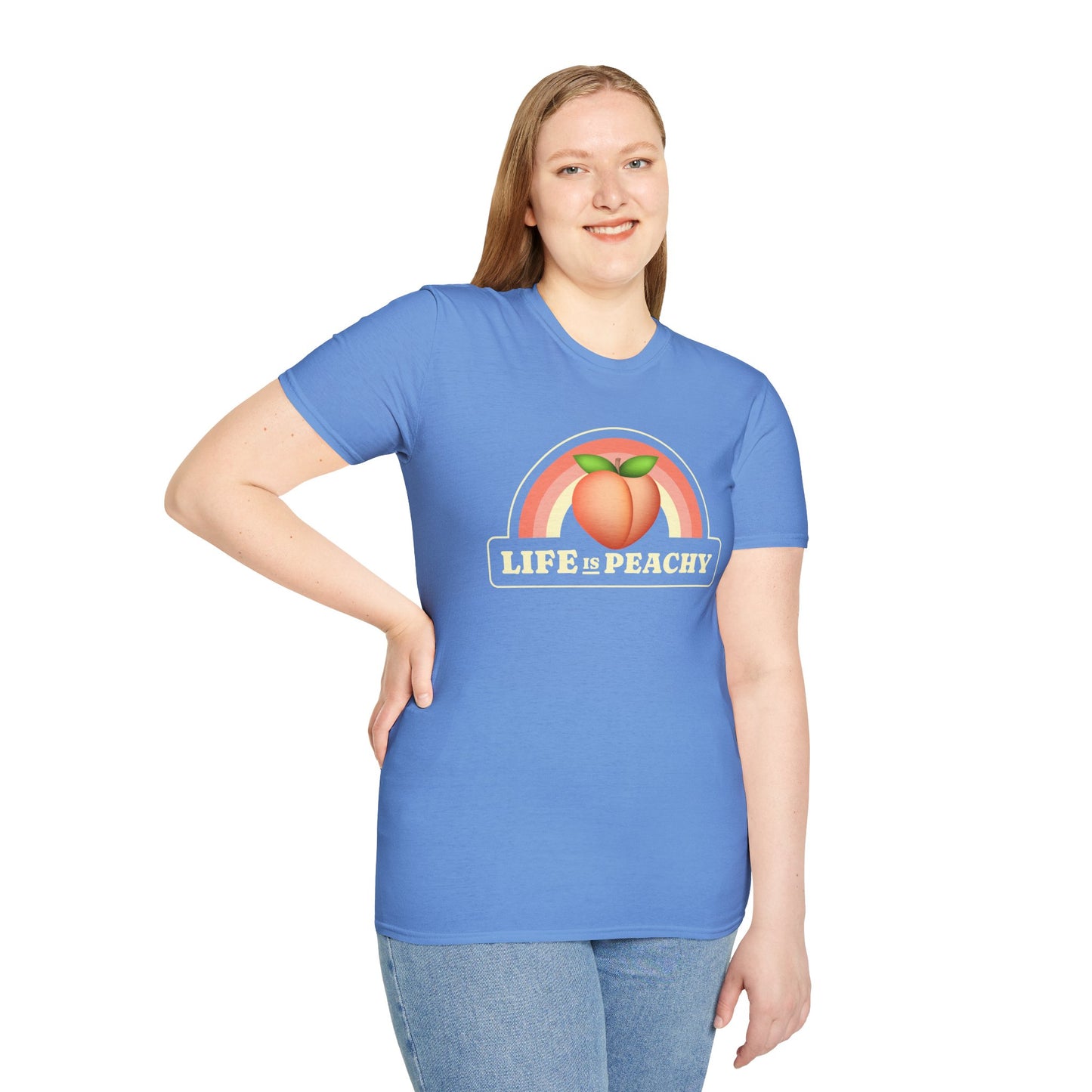 Food Tees, Funny Food T Shirts, Funny T Shirts, Shirt with Fruits, Shirt with Peach