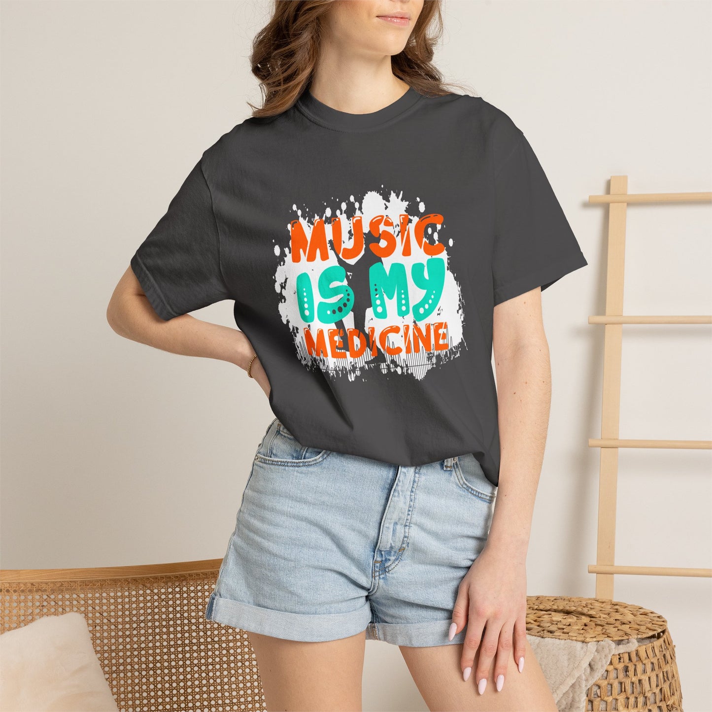Music Graphic Design Unisex Cotton T-shirt 068