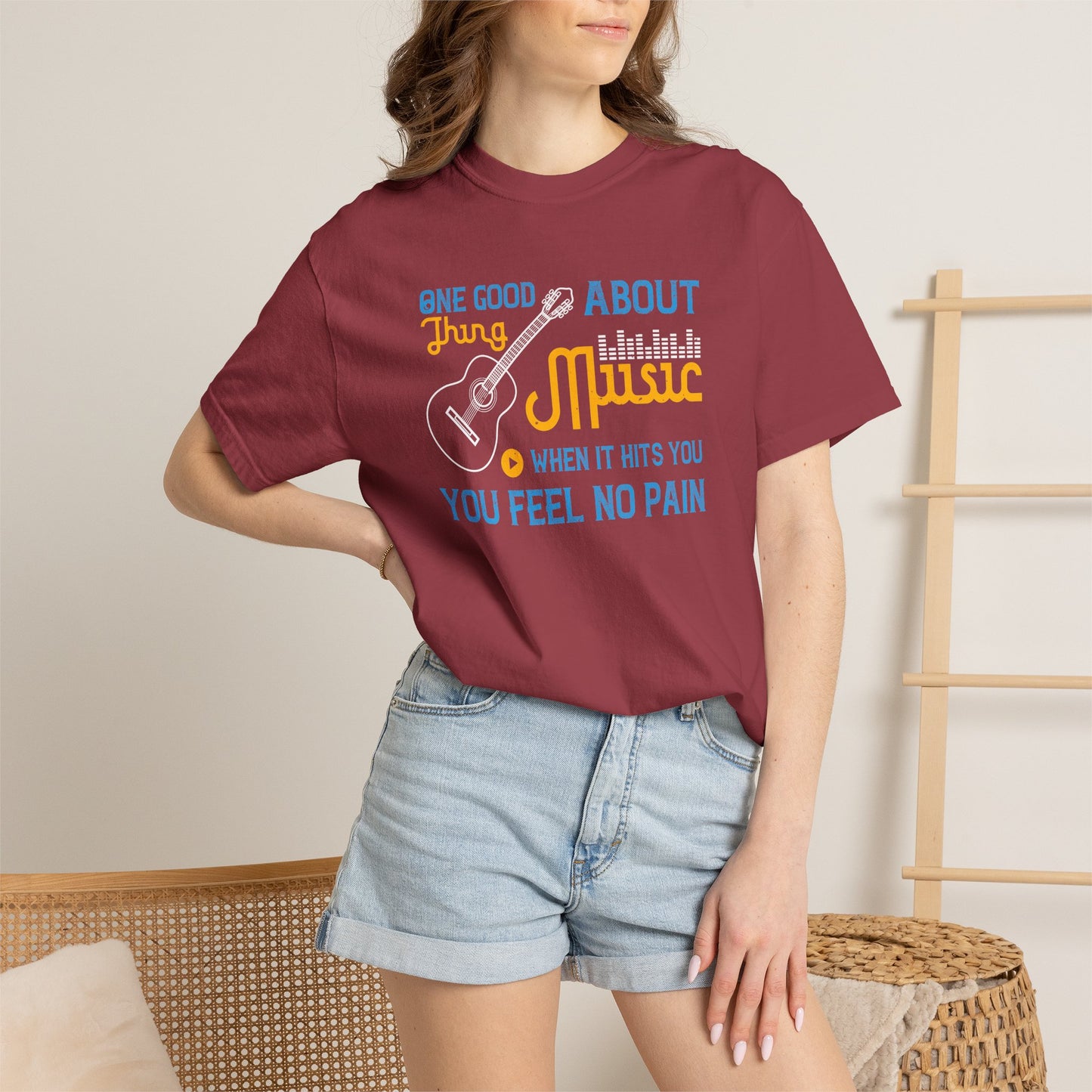 Music Graphic Design Unisex Cotton T-shirt m40