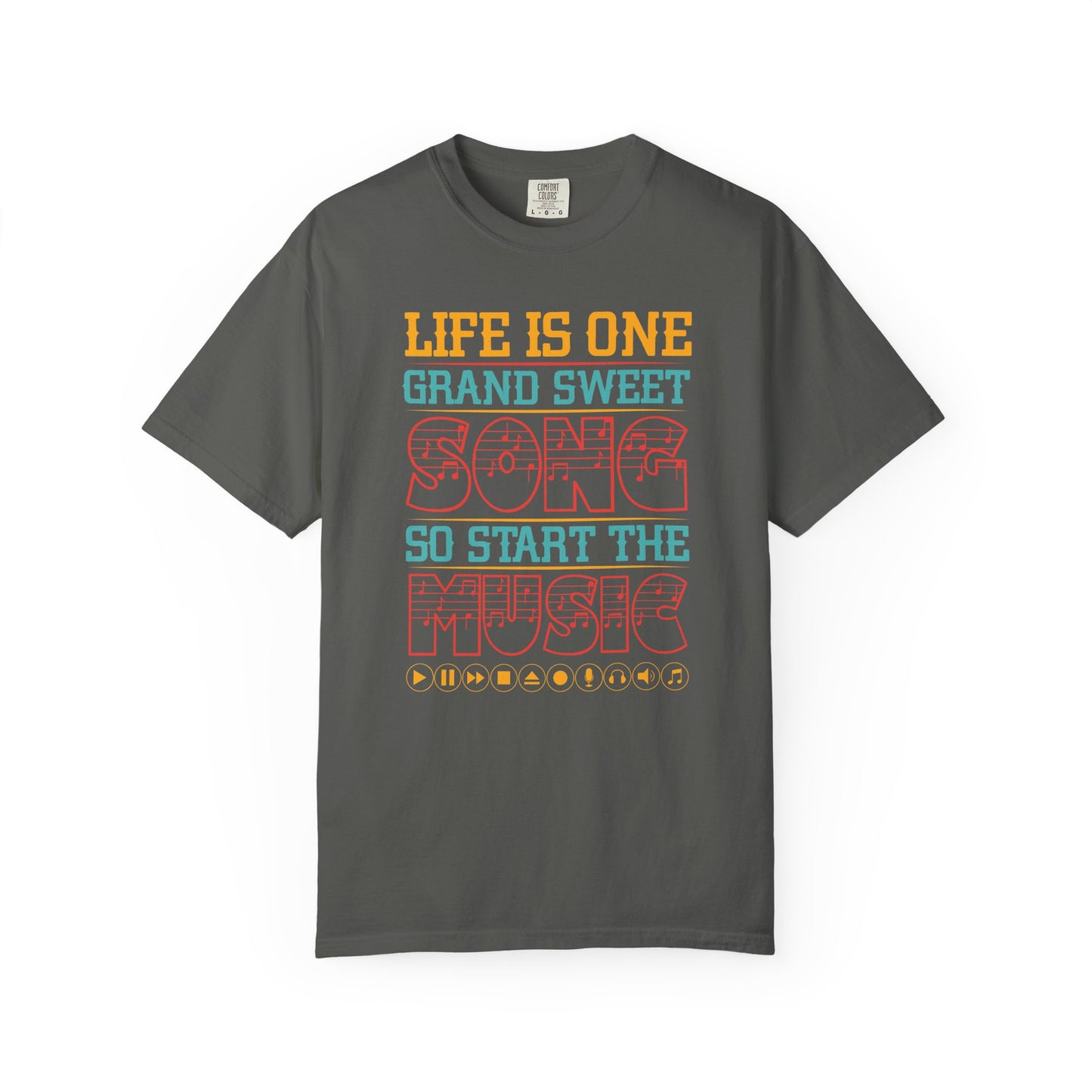 Music Graphic Design Unisex Cotton T-shirt 023