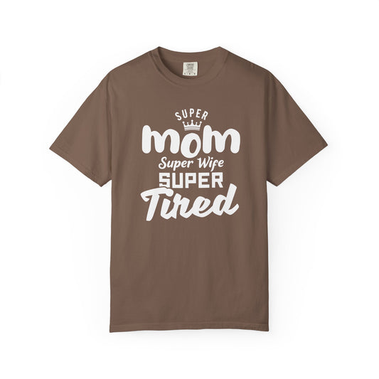 Mom T-shirt Mother's Day Mama Tee Unisex Comfort Colors Garment-Dyed Cotton h45