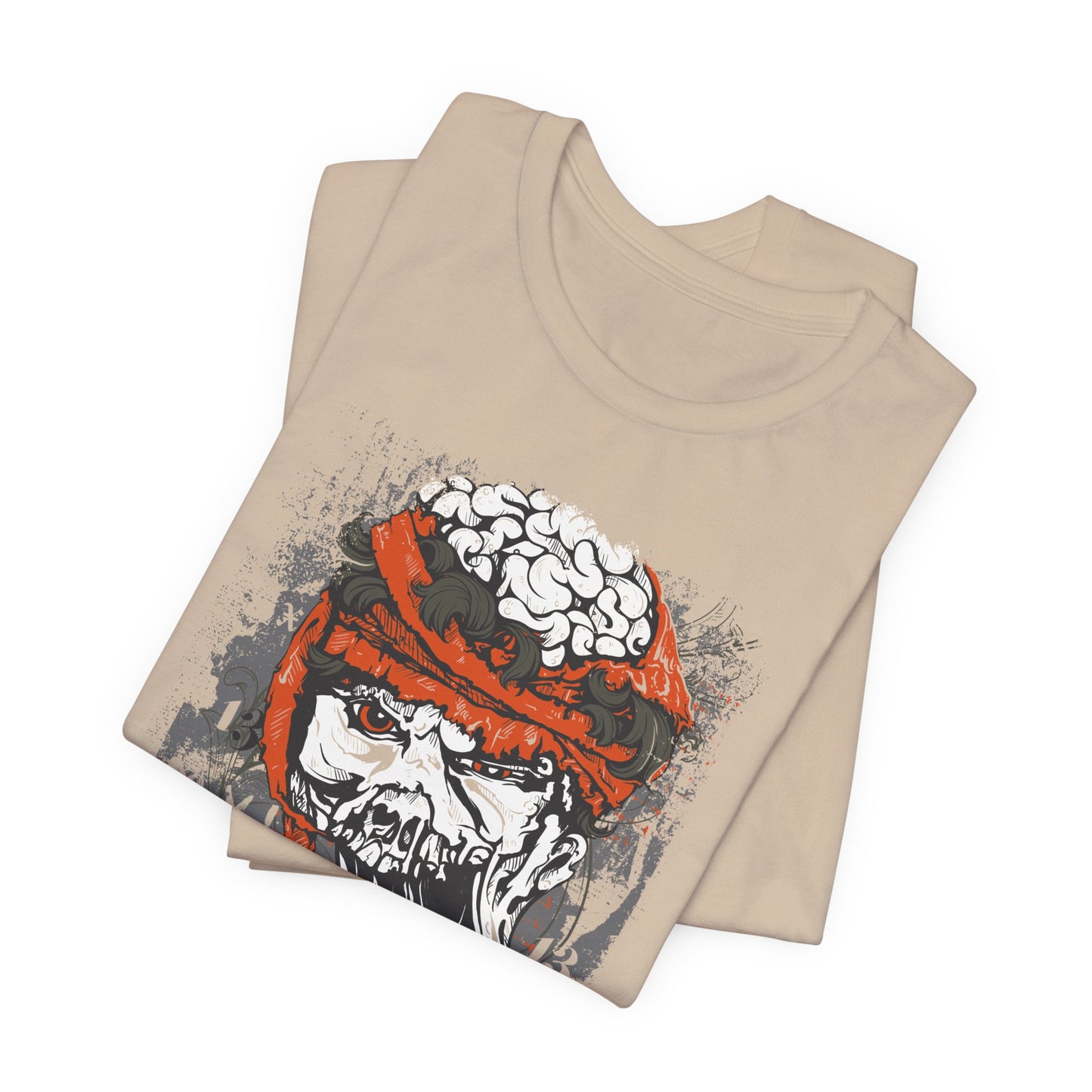 Skull Graphic Unisex Cotton T-Shirt r10