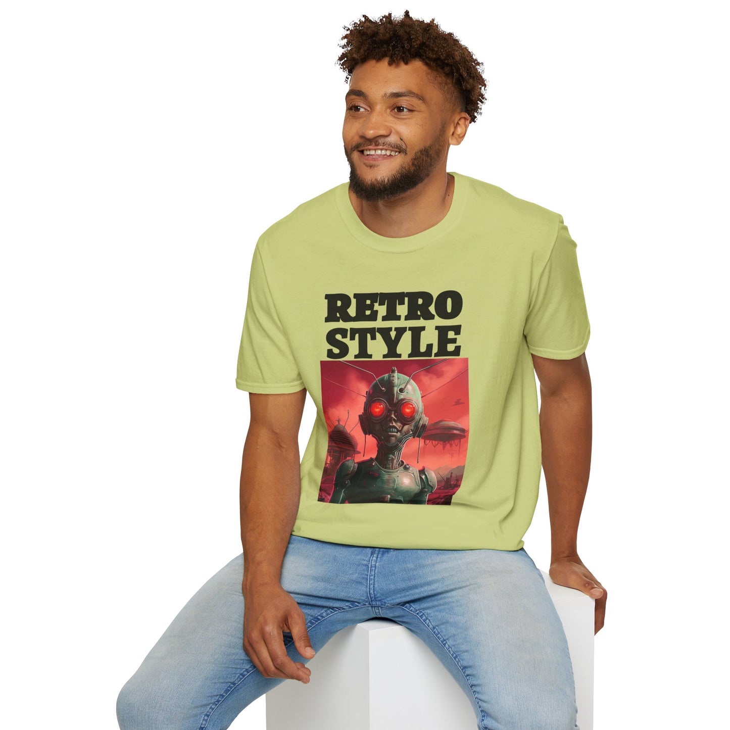 Retro T Shirt, Retro Design Shirt, Retro Art Tee Shirt, T-shirt with Retro Style