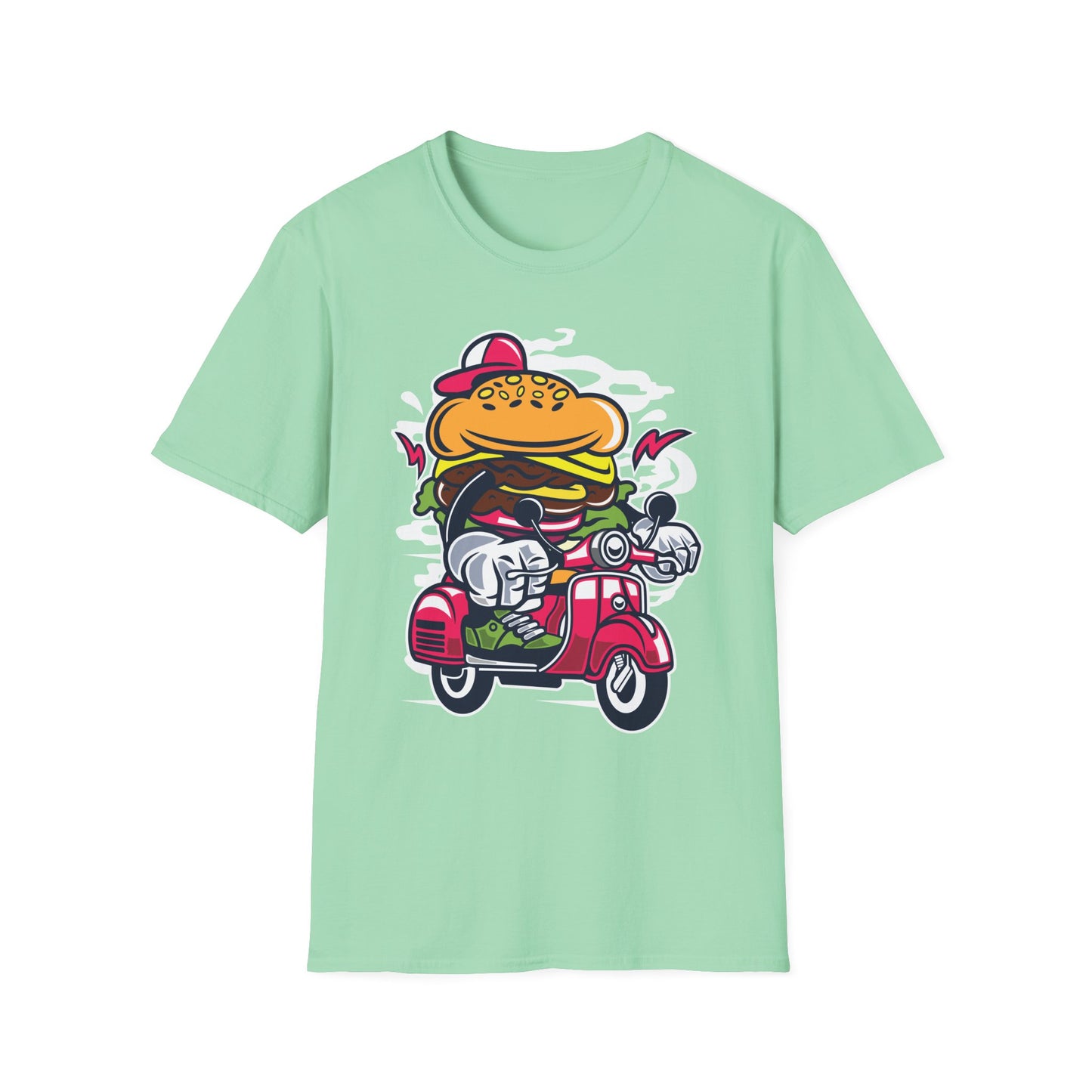 Cartoon T Shirt Animation Tee Funny Unisex Softstyle Gildan 64000 100 Percent Ring Spun Cotton