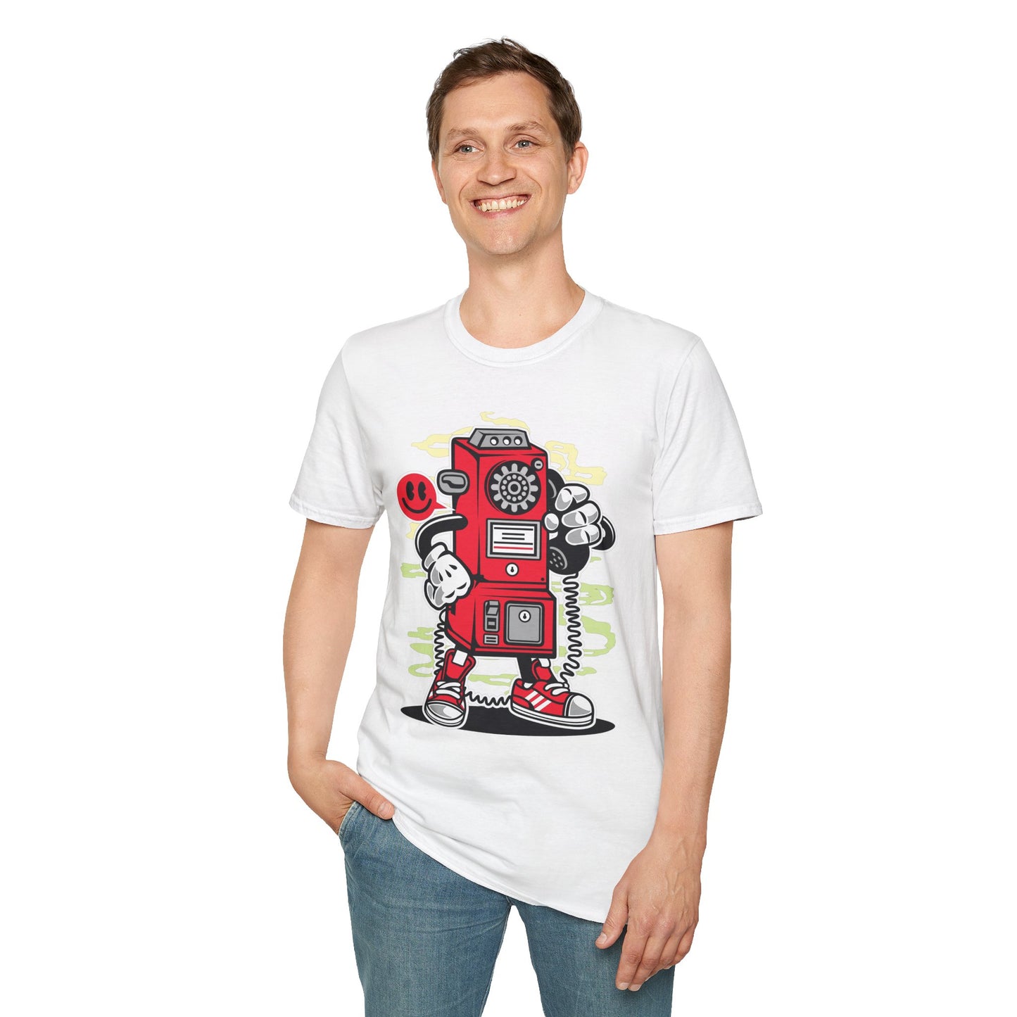 Cartoon T Shirt Animation T Shirt Funny Graphic Tee Softstyle 64000 Unisex Short Sleeve