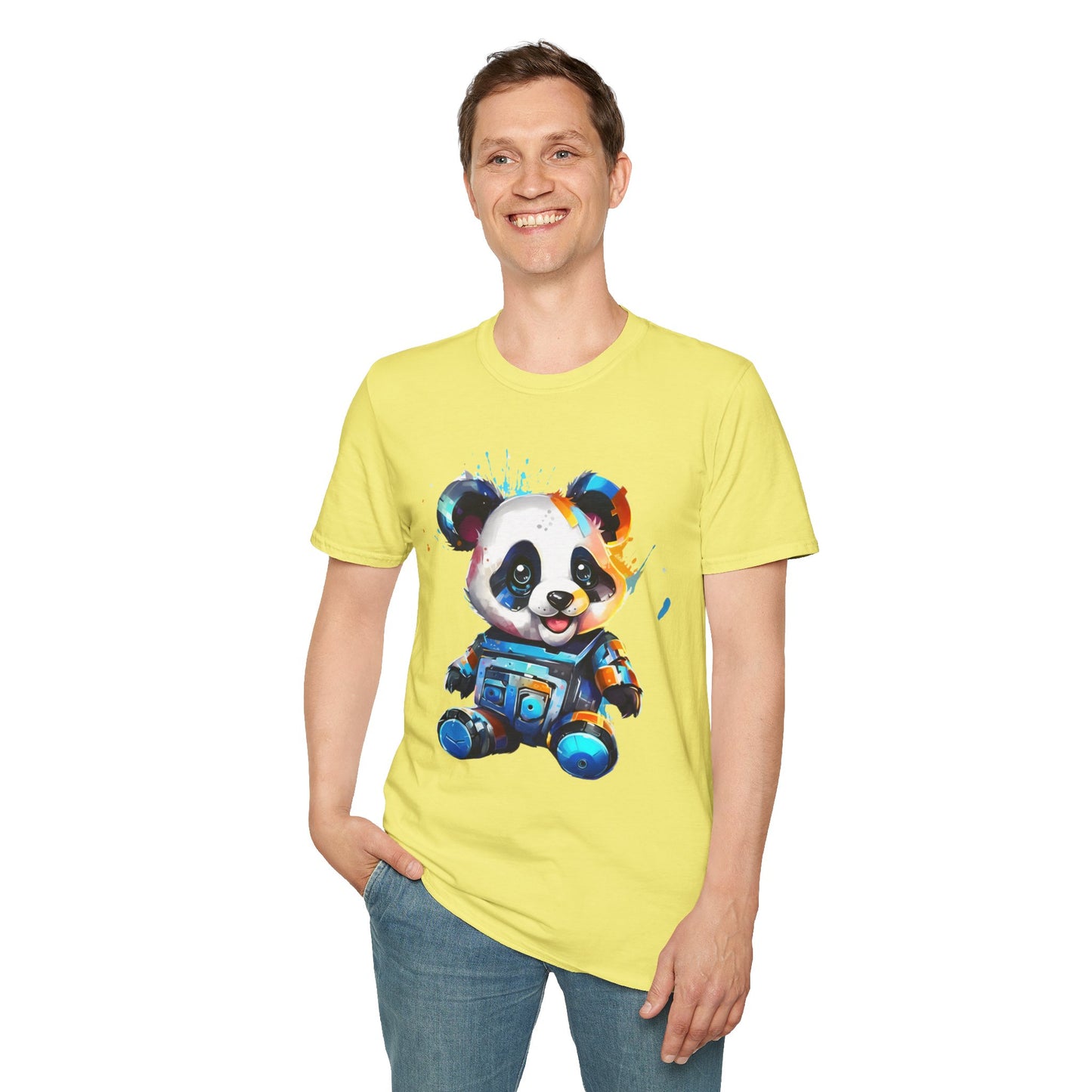 Animals Tees, Funny Animals Shirt, T Shirts with Funny Animals, T-Shirt with Panda, Panda Tees