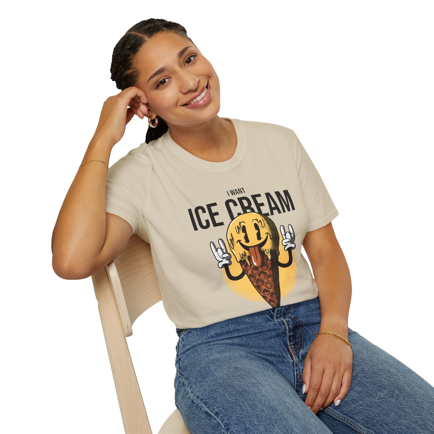 Food Tees, Funny Food T Shirts, Funny T Shirts, Shirt with Food, Junk Food Tees, Shirt with Ice Cream, Ice Cream T-Shirt