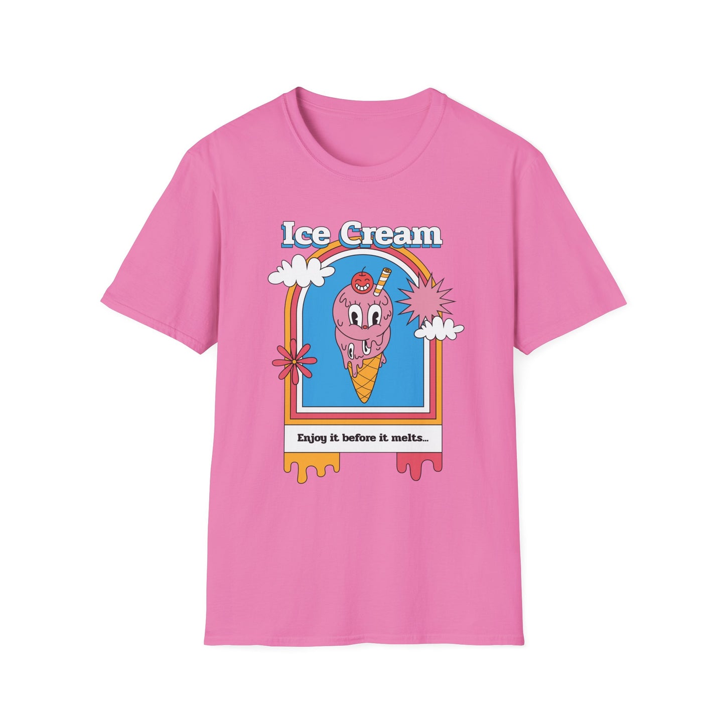 Food Tees, Funny Food T Shirts, Funny T Shirts, Shirt with Food, Junk Food Tees, Shirt with Ice Cream, Ice Cream T-Shirt