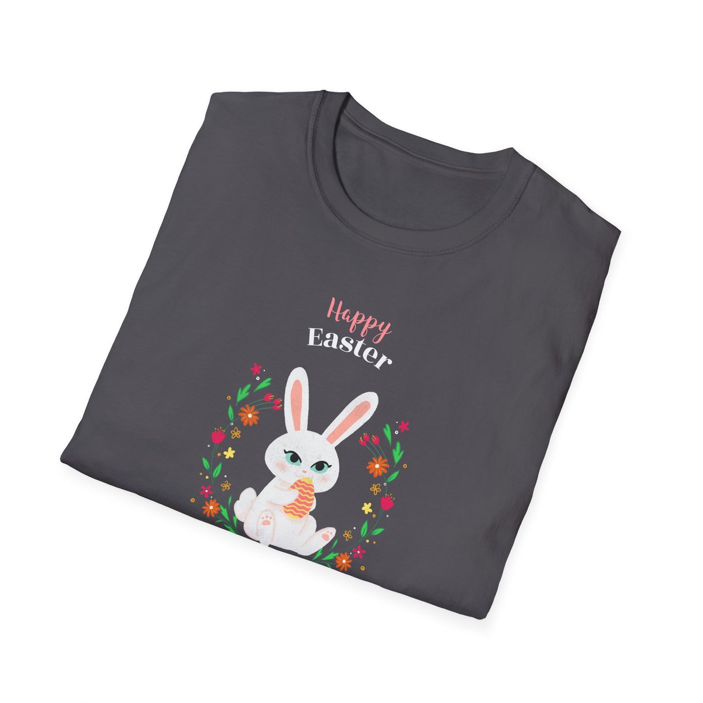Easter Bunny T-Shirt, Tee Shirt with Easter Signature, T Shirt with Easter Prints, Tee Shirt with Easter Design - 12
