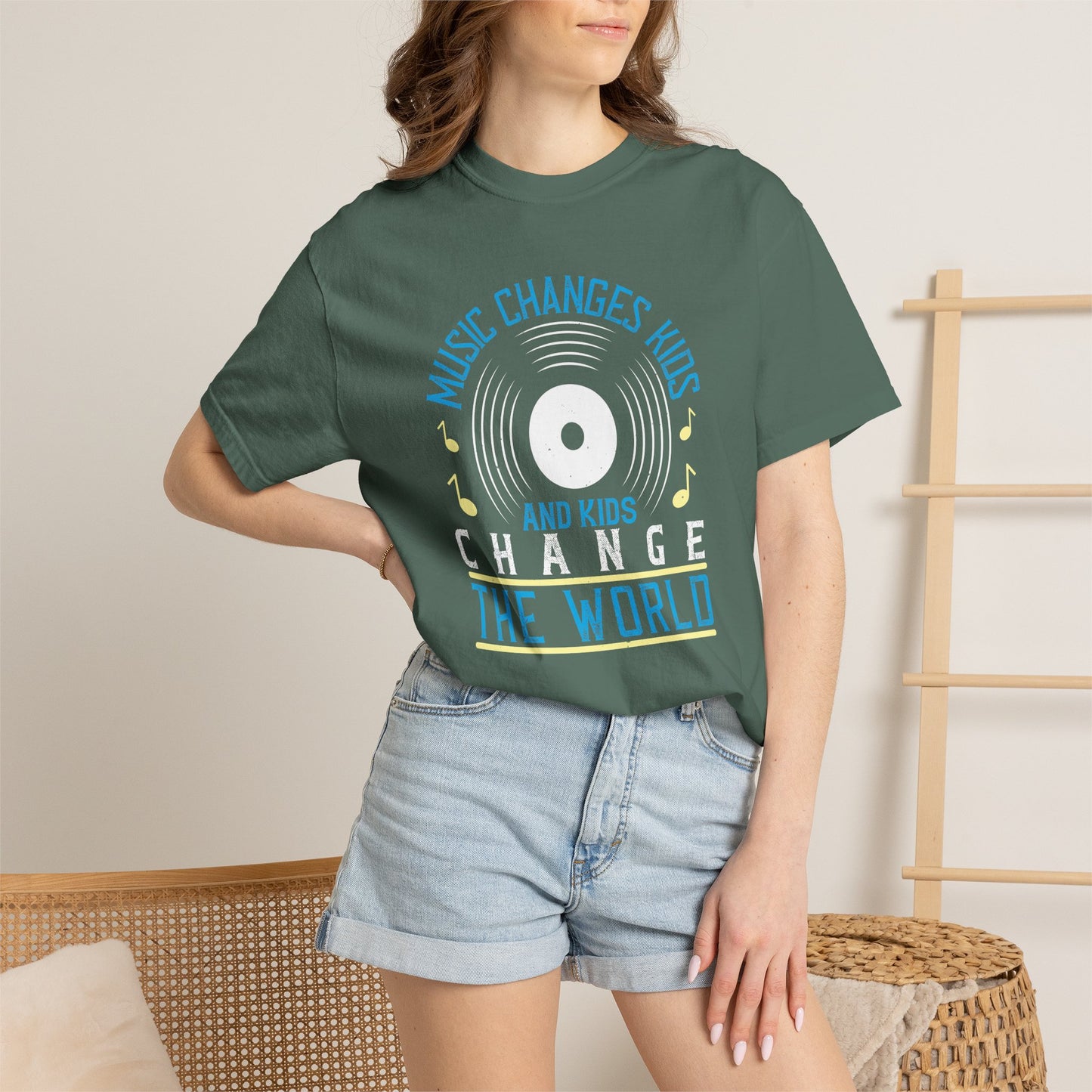 Music Graphic Design Unisex Cotton T-shirt m22