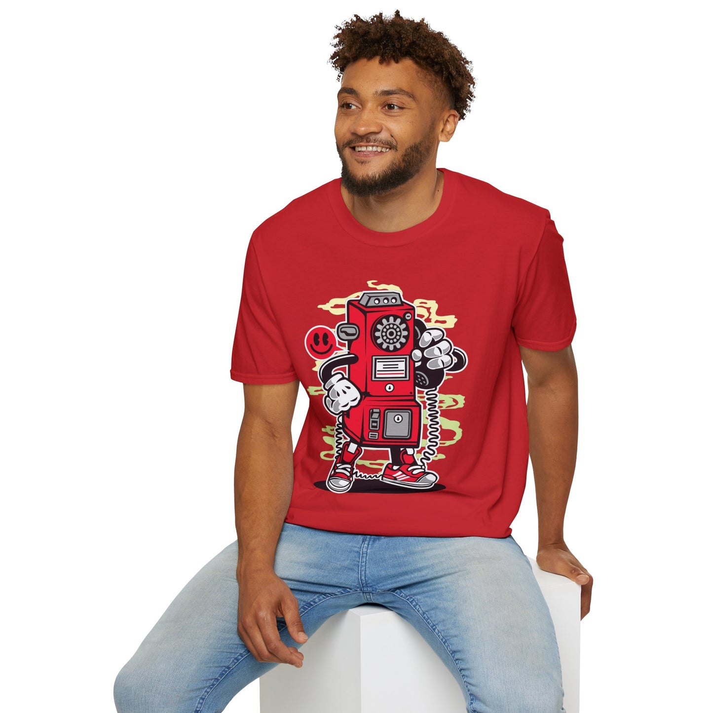 Cartoon T Shirt Animation T Shirt Funny Graphic Tee Softstyle 64000 Unisex Short Sleeve