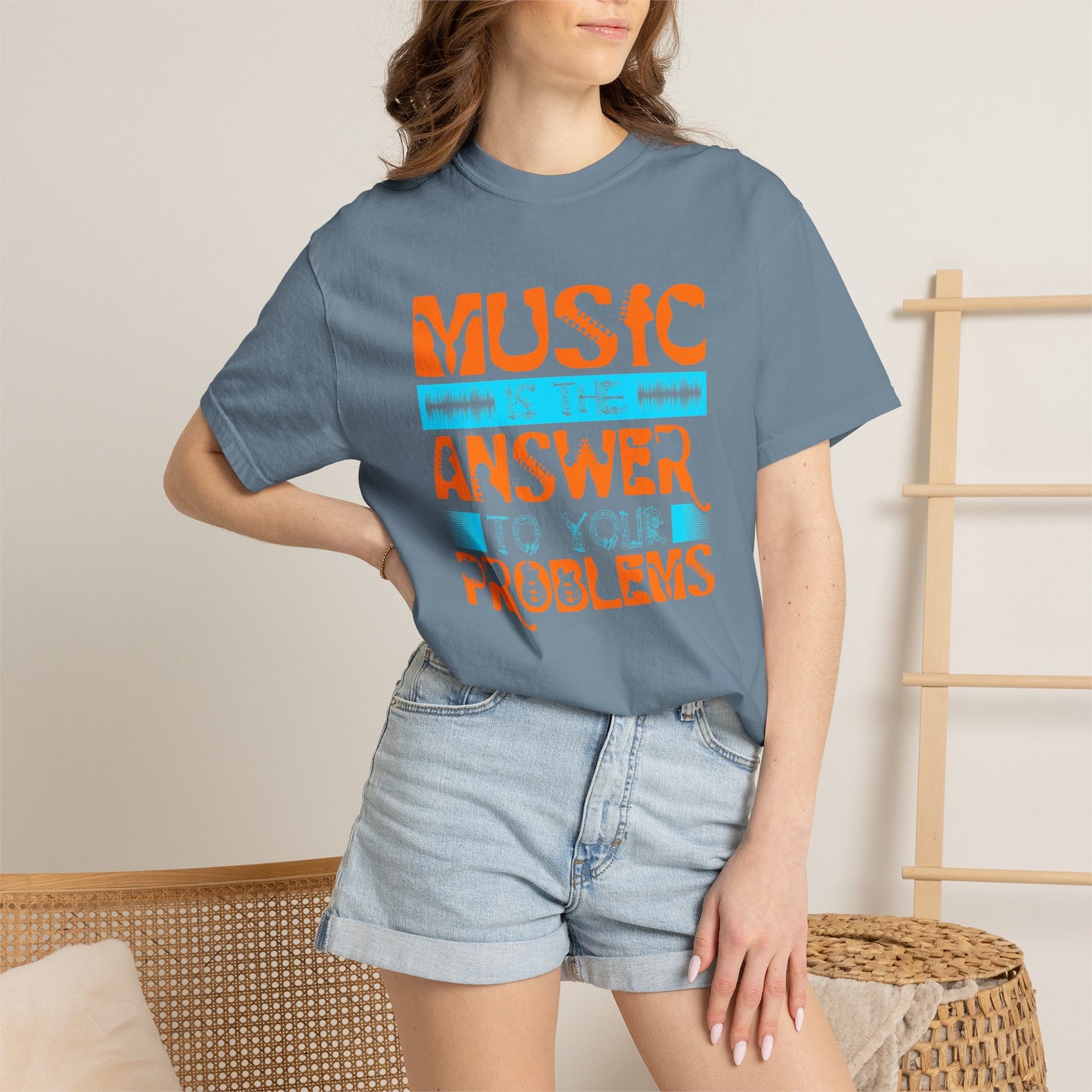 Music Graphic Design Unisex Cotton T-shirt 073