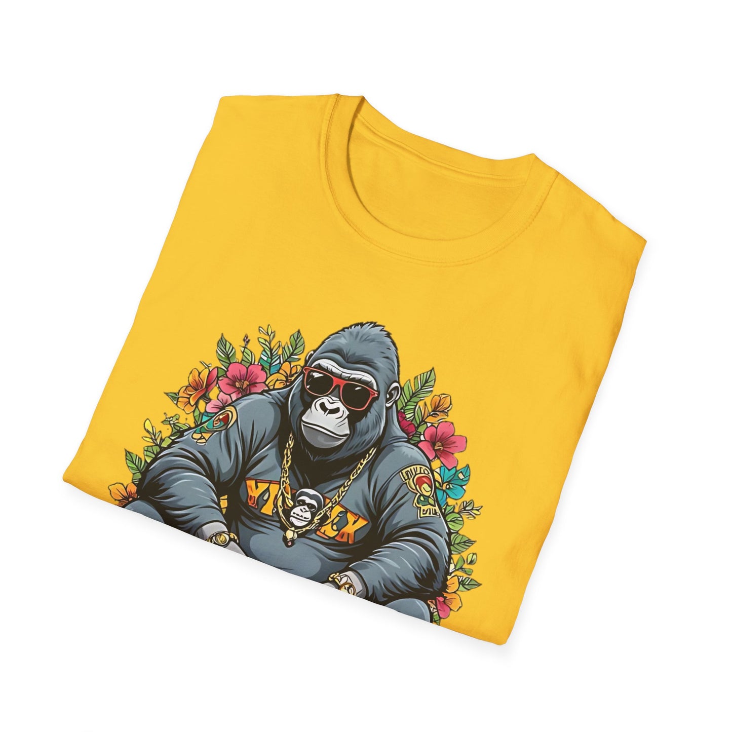 Animals Tees, Funny Animals Shirt, T Shirts with Funny Animals, T-Shirt with Gorilla, Monkey Tees