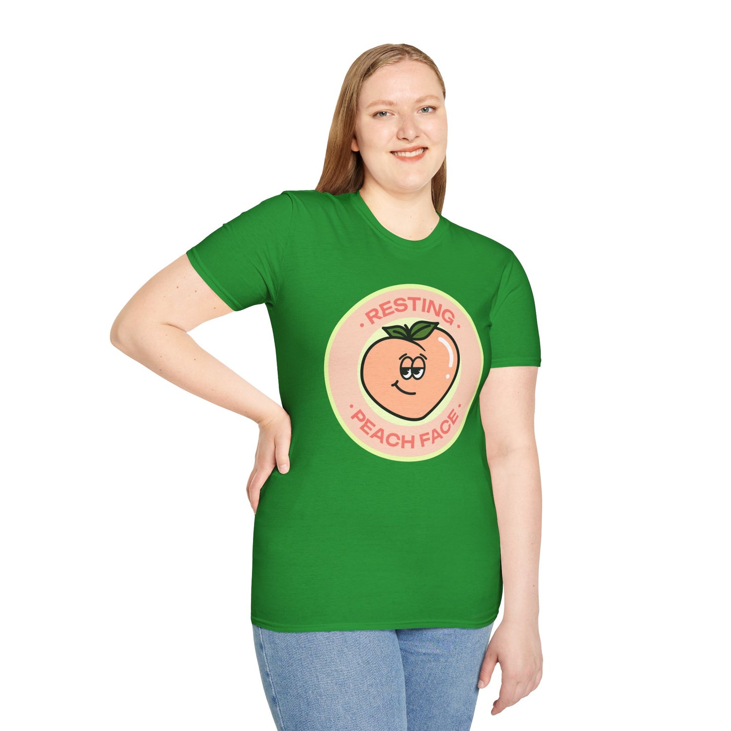 Food Tees, Funny Food T Shirts, Funny T Shirts, Shirt with Fruits, Shirt with Peach
