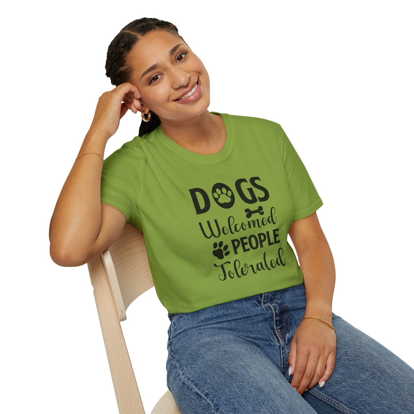 Dog Slogan T Shirts With Funny Words Tee Shirt Featuring Funny Quotes Unisex Gildan Softstyle 64000 Ringspun Cotton