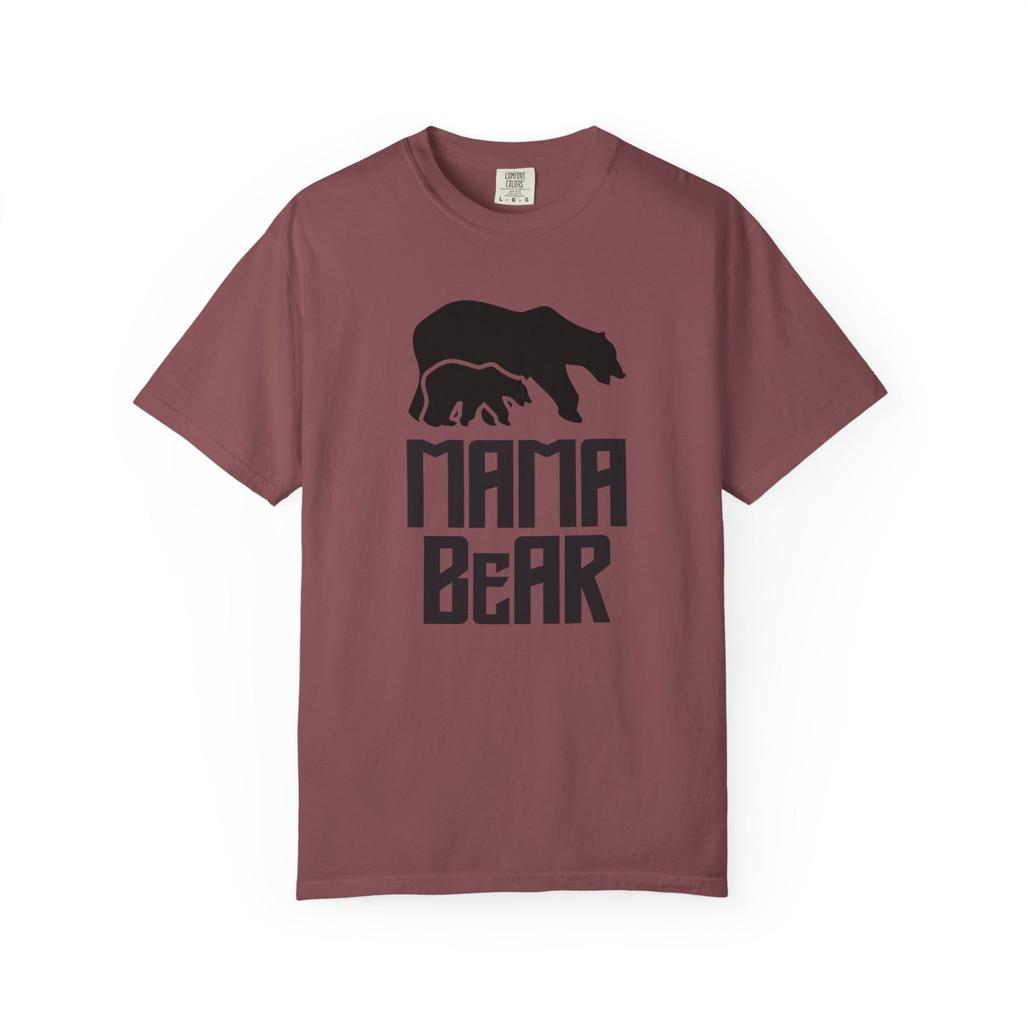 Mama Bear Mom T-shirt Mother's Day Mama Tee Unisex Comfort Colors Garment-Dyed Cotton h12