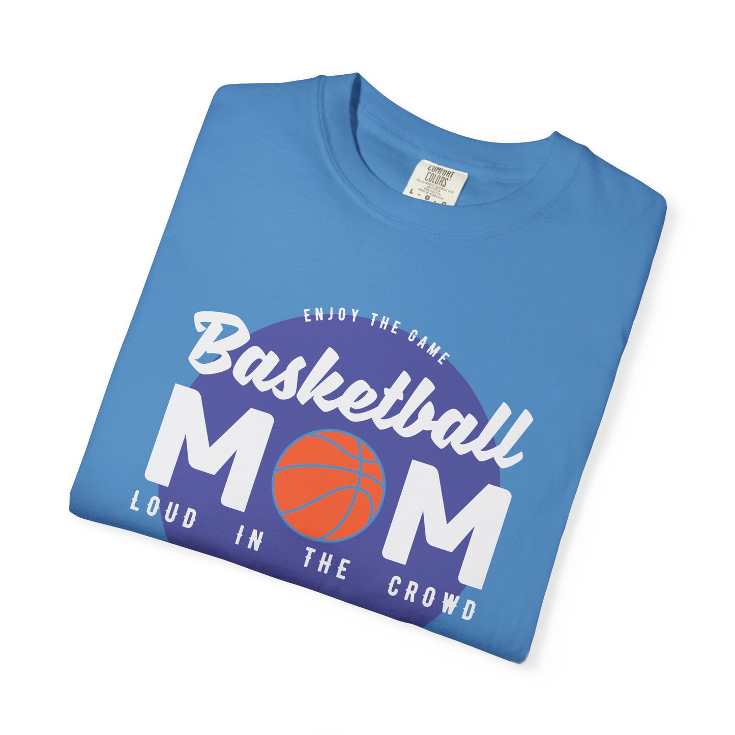 Basketball Mom T-shirt Mother's Day Mama Tee Unisex Comfort Colors Garment-Dyed Cotton h31