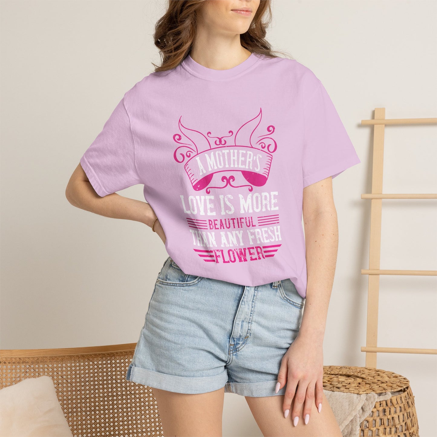 Mom T-shirt Mother Day Mama Tee Unisex Comfort Colors Garment-Dyed Cotton h59