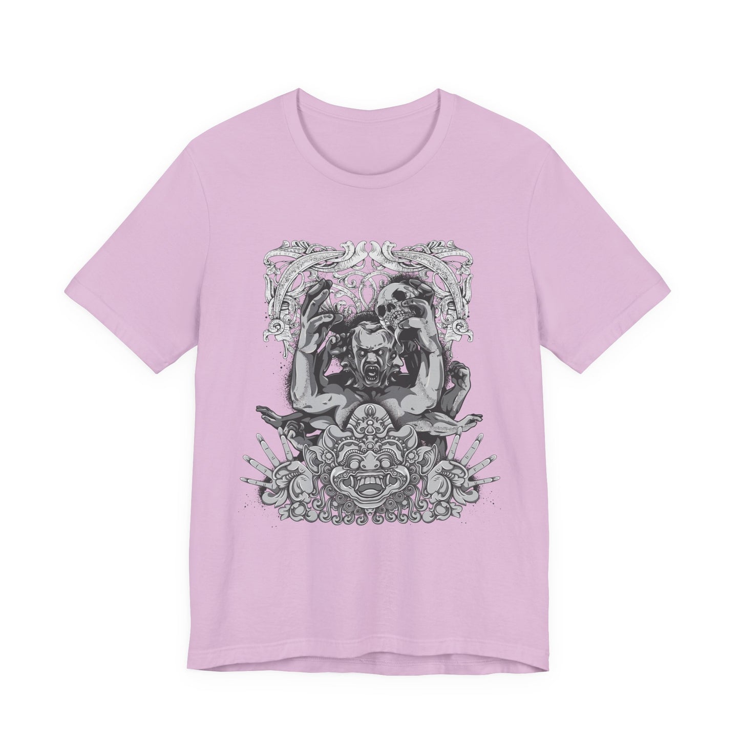 Mask Artwork Illustration Graphic Unisex Cotton T-Shirt r17