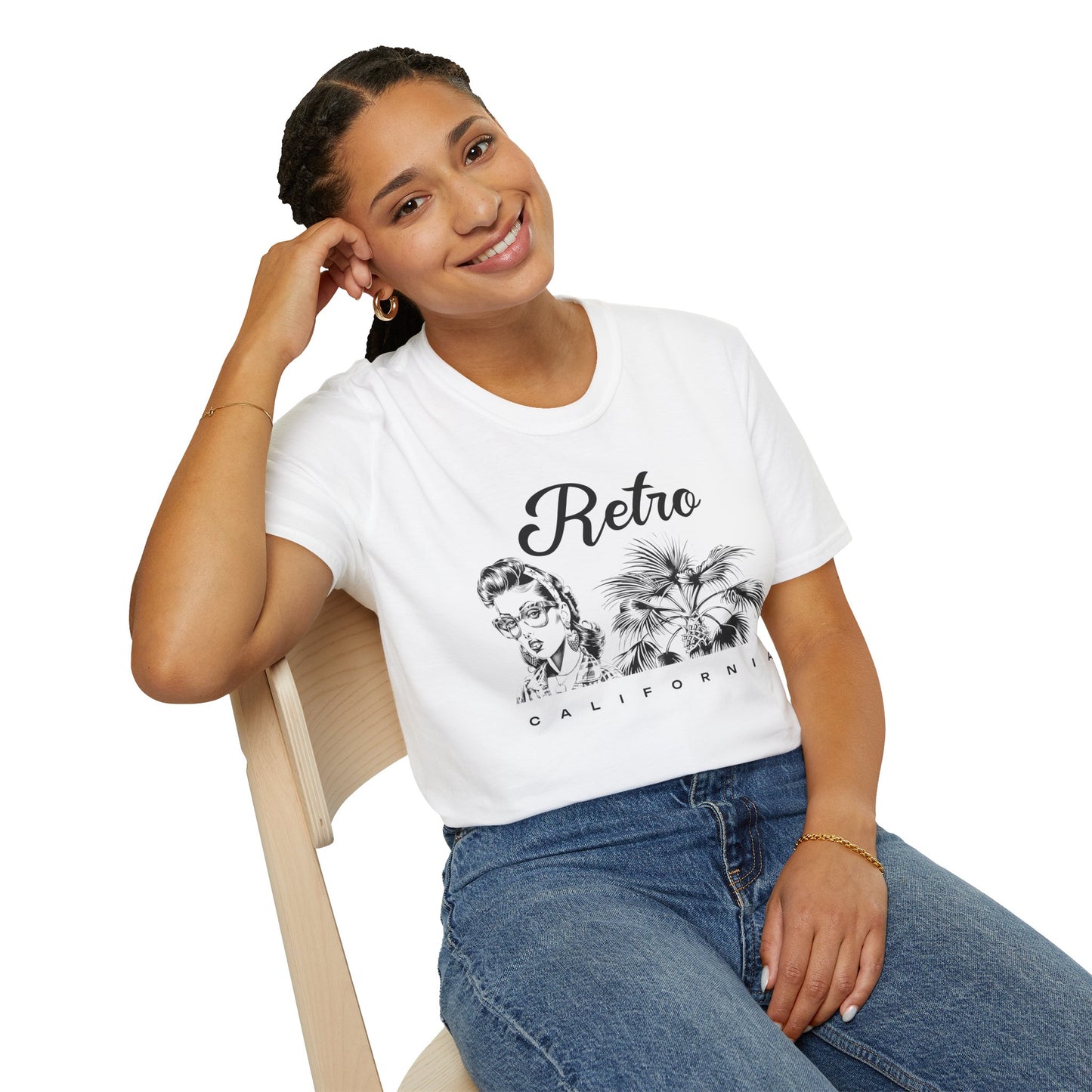 Retro T Shirt, Retro Design Shirt, Retro Art Tee Shirt, T-shirt with Retro Style