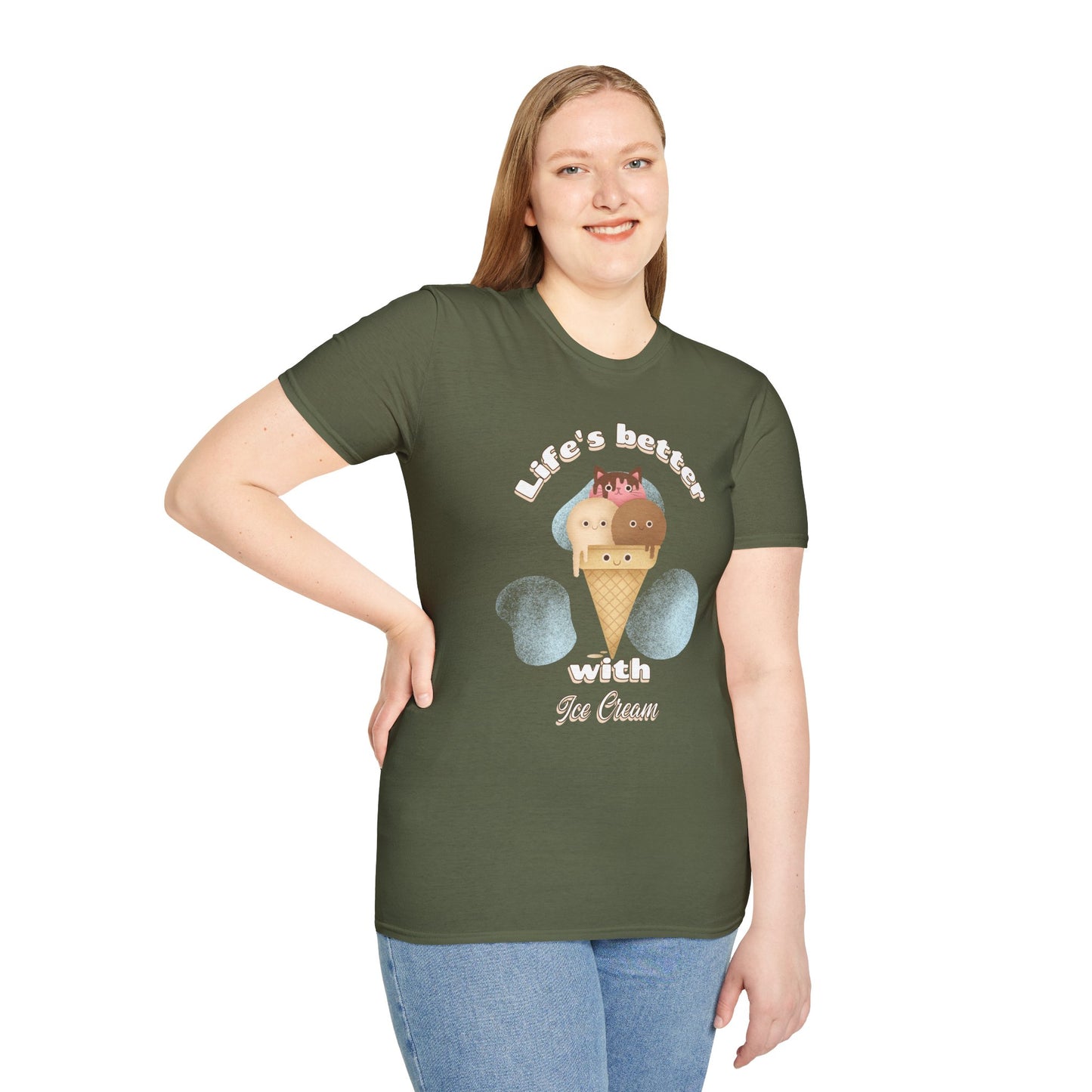 Food Tees, Funny Food T Shirts, Funny T Shirts, Shirt with Food, Junk Food Tees, Shirt with Ice Cream, Ice Cream T-Shirt