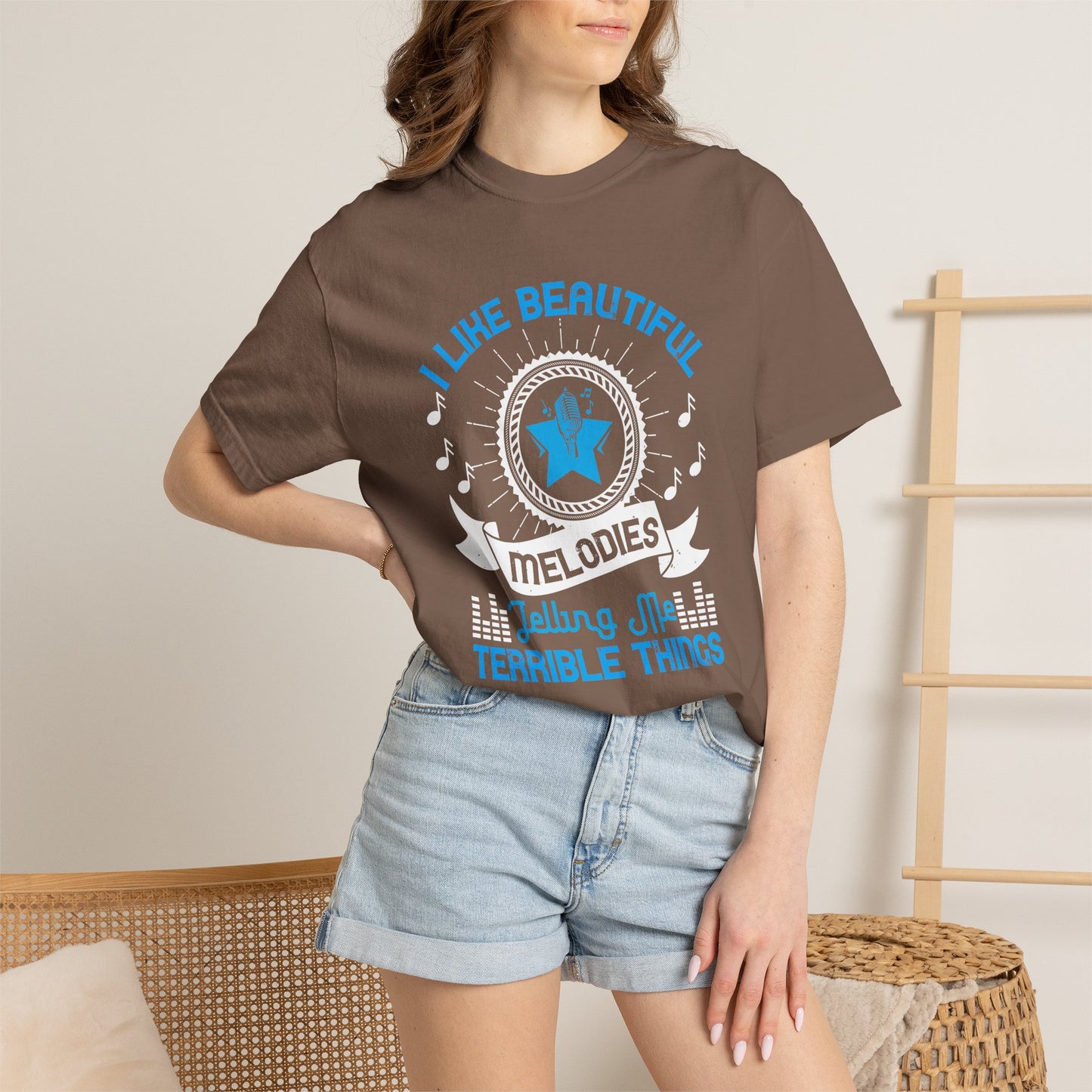 Music Graphic Design Unisex Cotton T-shirt m9
