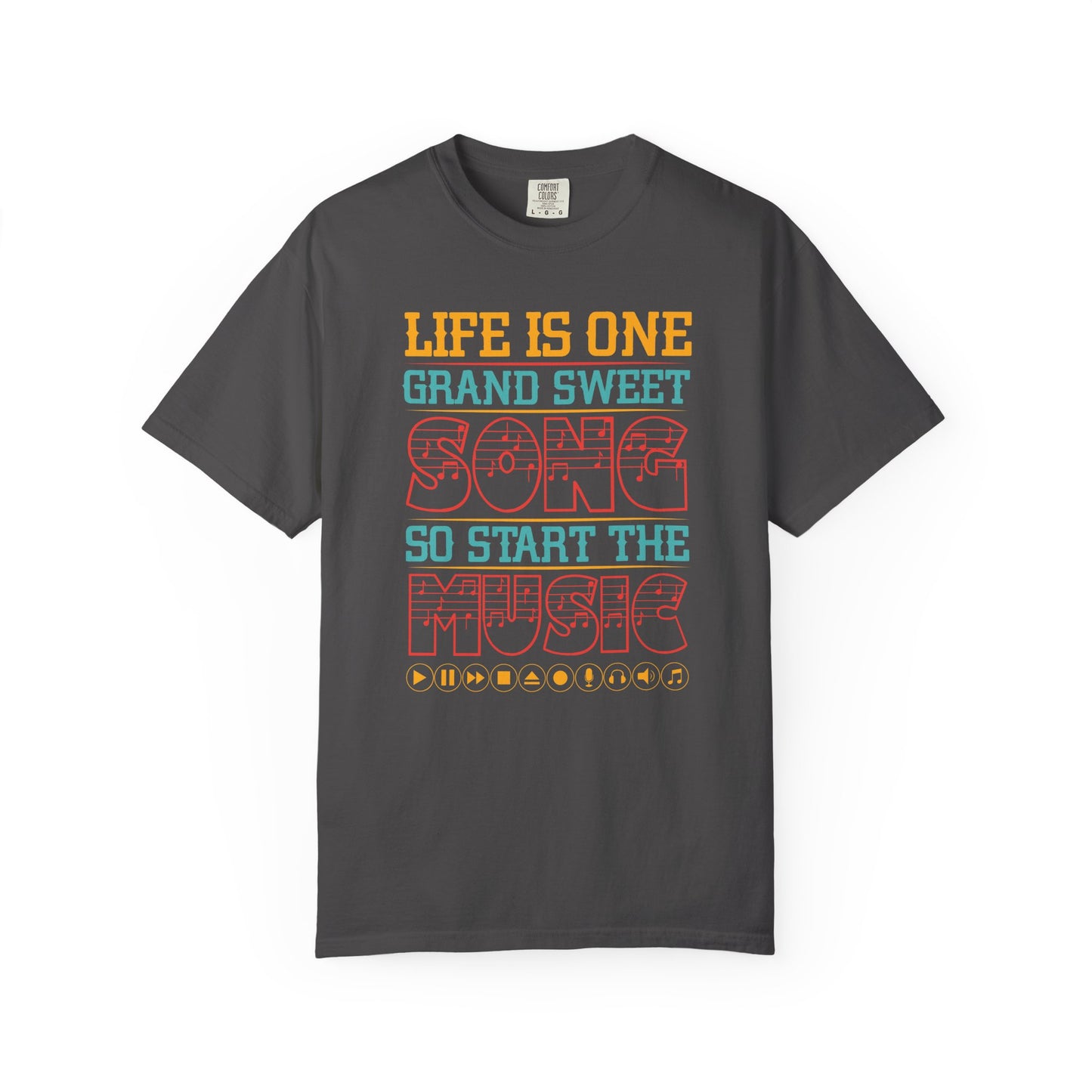 Music Graphic Design Unisex Cotton T-shirt 023