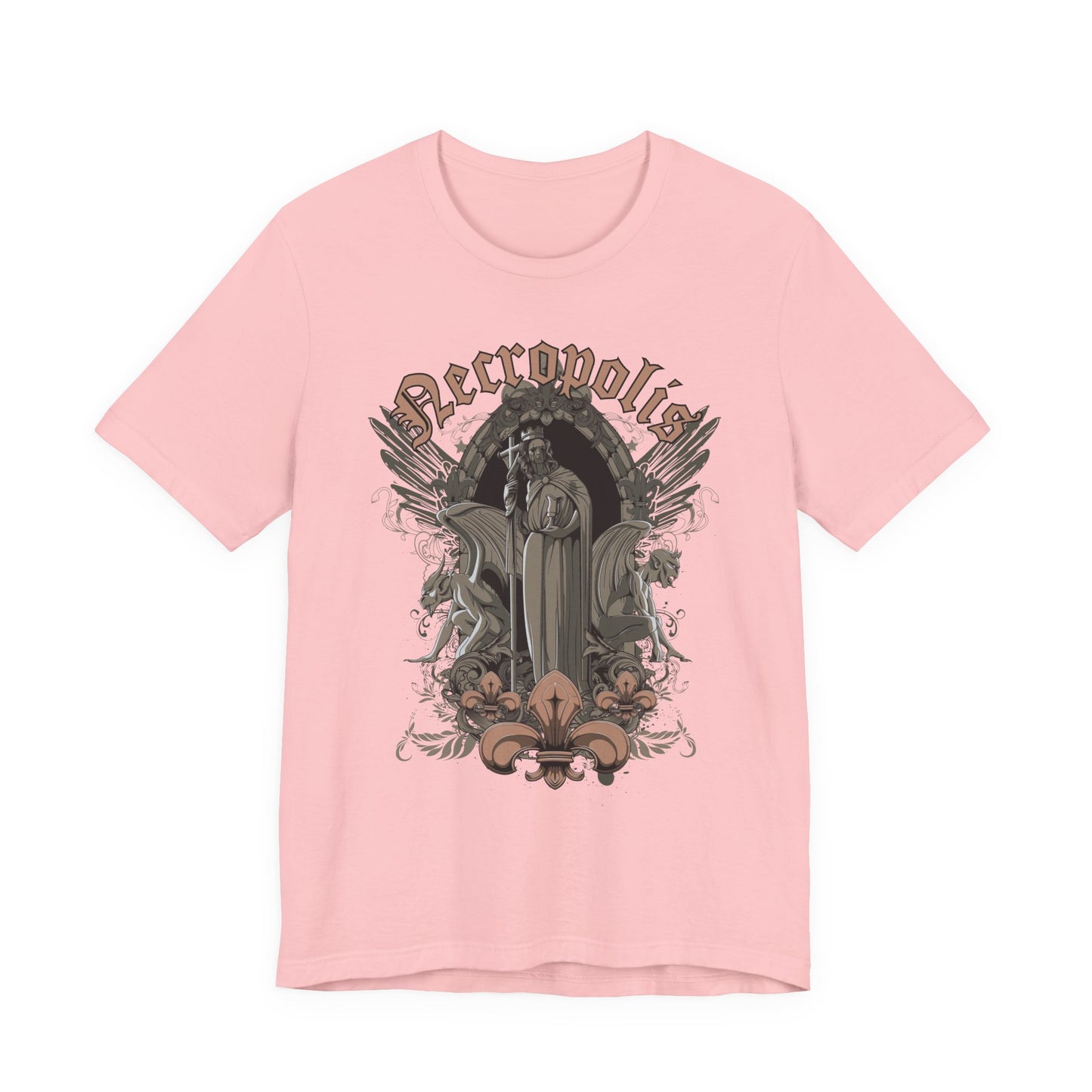 Gothic Skull Graphic Unisex Cotton T-Shirt r7