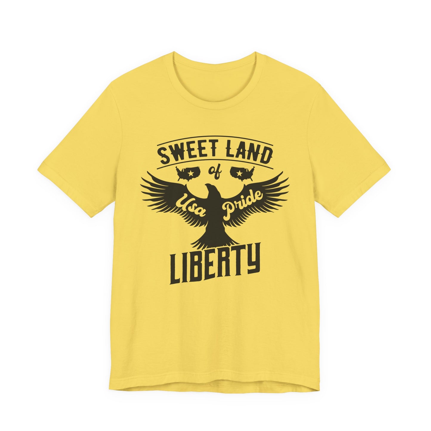 Liberty Eagle Graphic Unisex Cotton T-Shirt a4