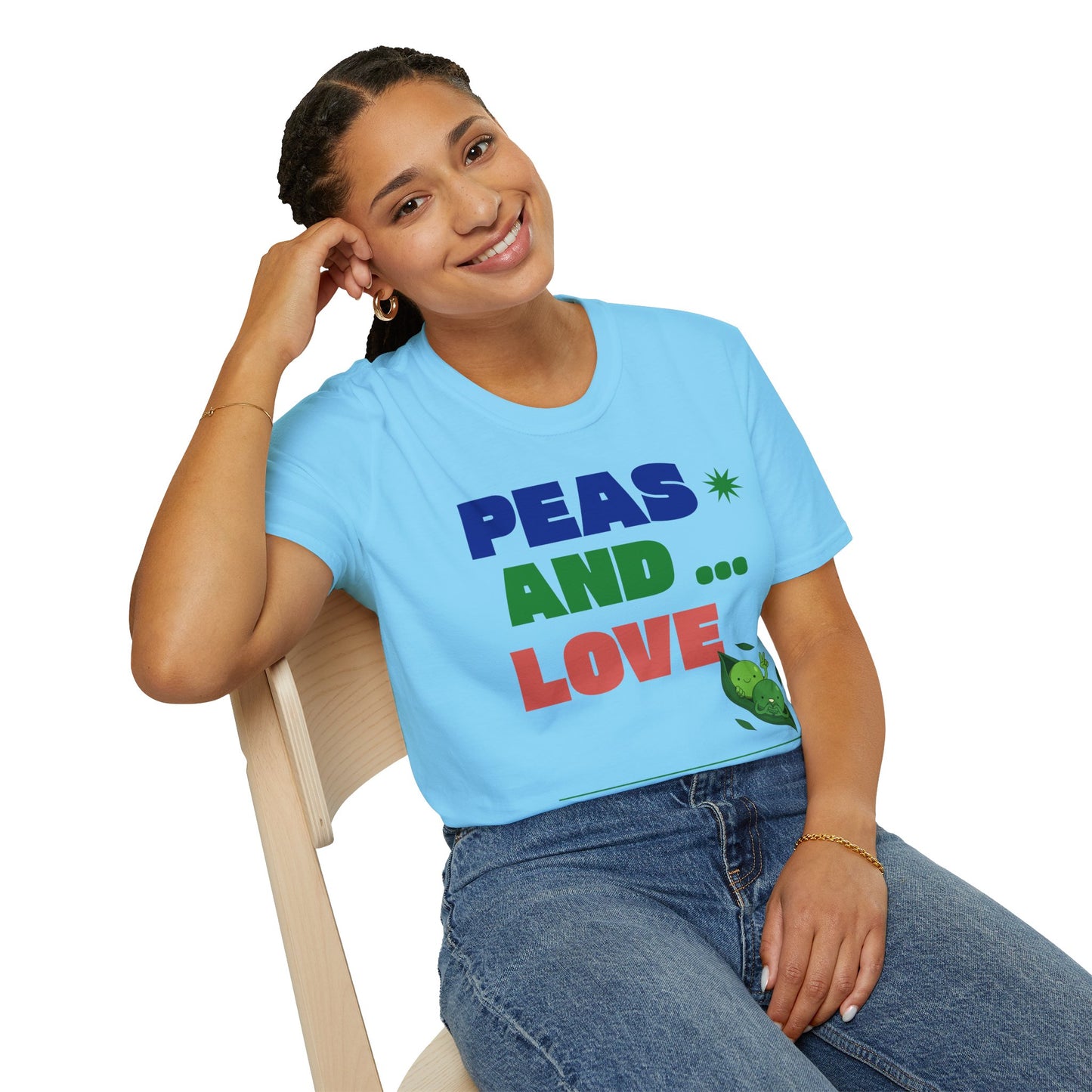 Food Tees, Funny Food T Shirts, Funny T Shirts, Shirt with Vegetables, Shirt with Peas