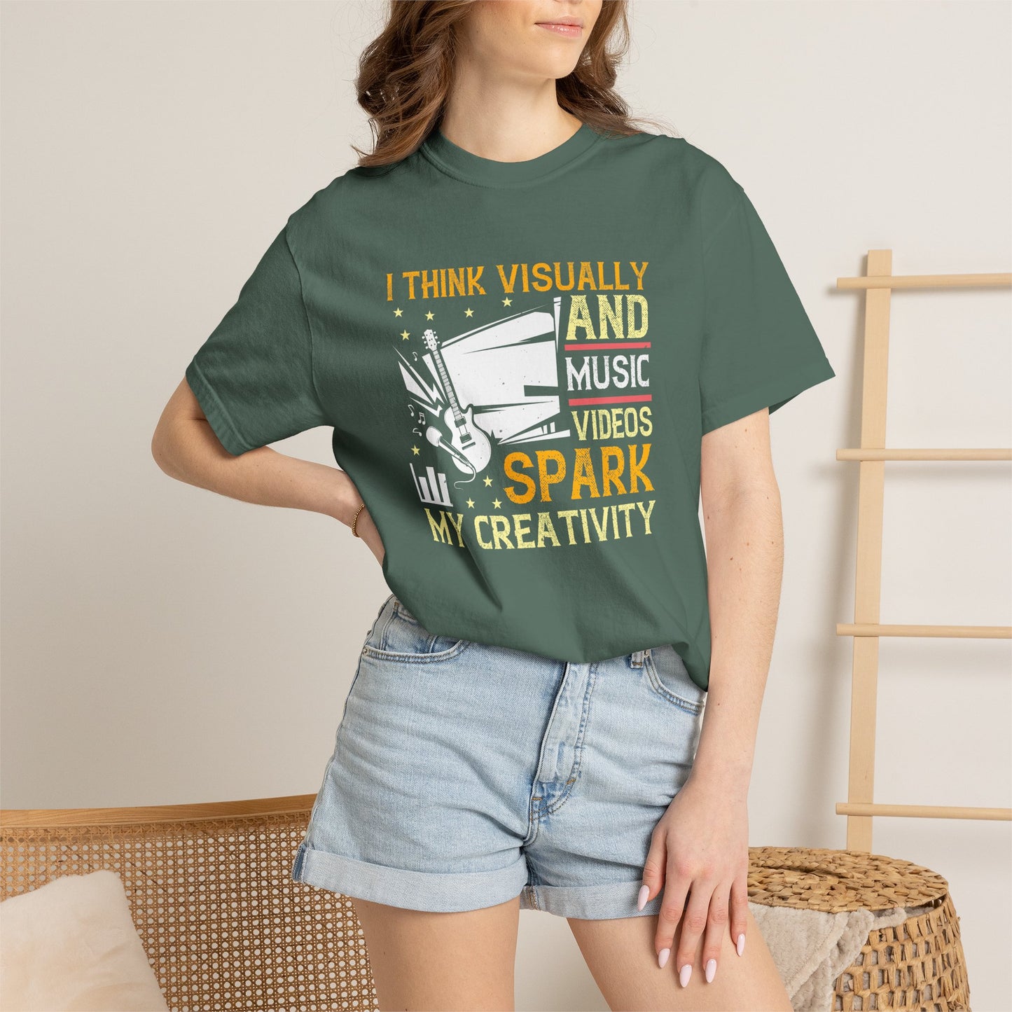 Music Graphic Design Unisex Cotton T-shirt m14