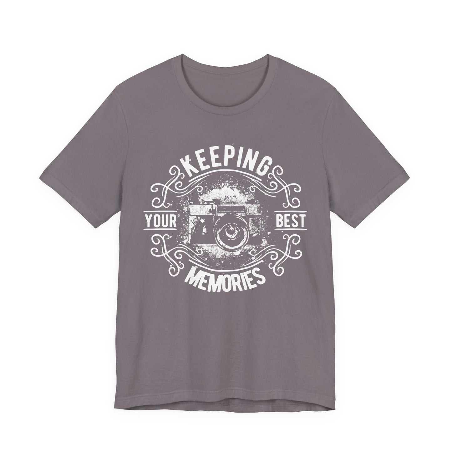 Keeping Your Best Memories T-Shirt Vintage Camera Graphic T-Shirt A-5