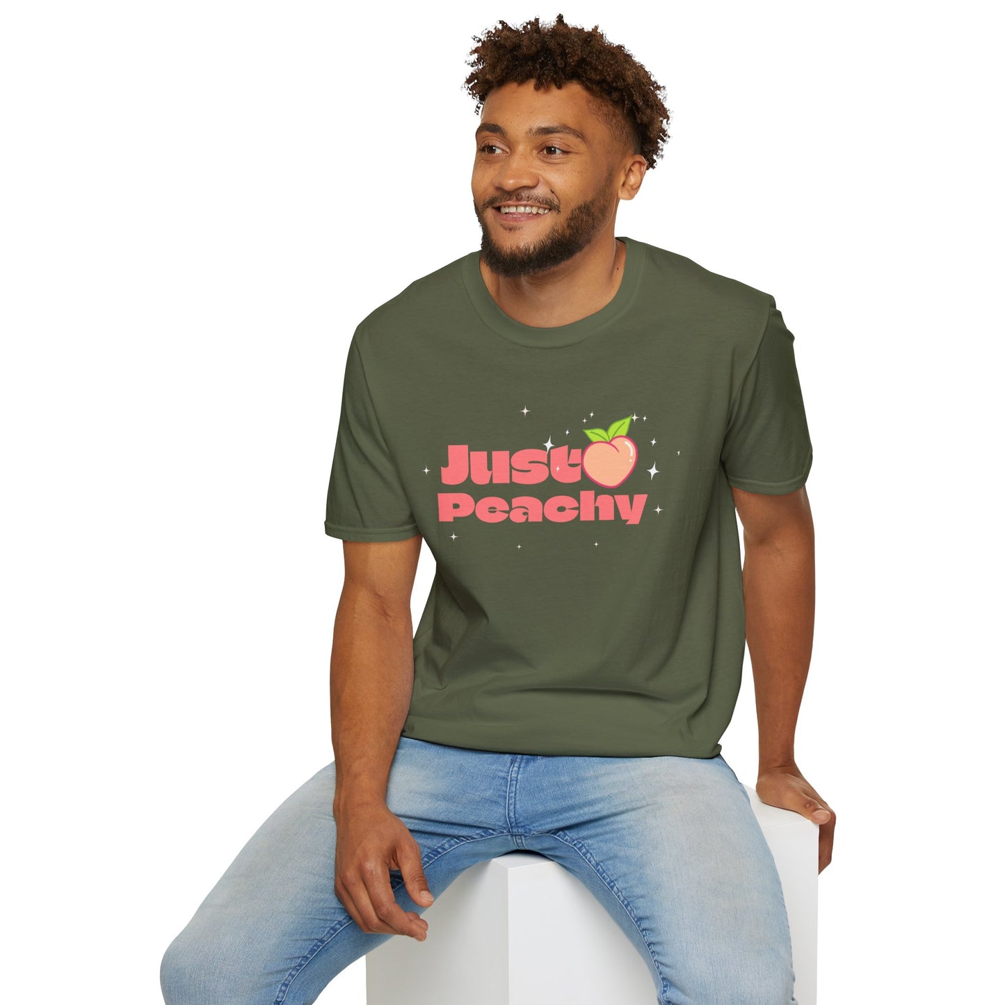 Food Tees, Funny Food T Shirts, Funny T Shirts, Shirt with Fruits, Shirt with Peach