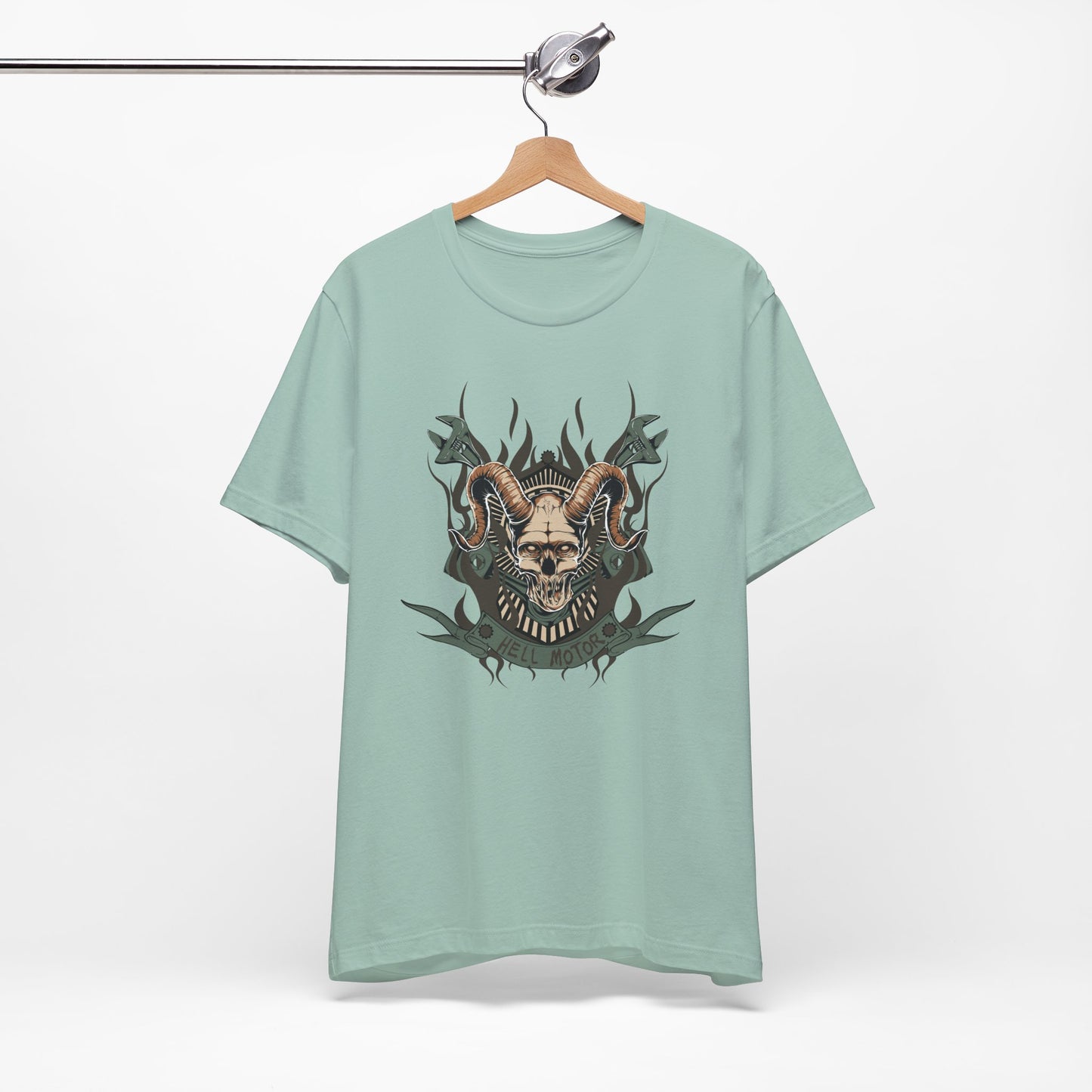 Gothic Skull Graphic Design Unisex Cotton Tee Art-49