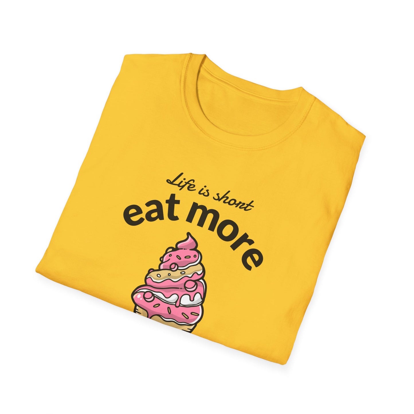 Food Tees, Funny Food T Shirts, Funny T Shirts, Shirt with Food, Junk Food Tees, Shirt with Ice Cream, Ice Cream T-Shirt