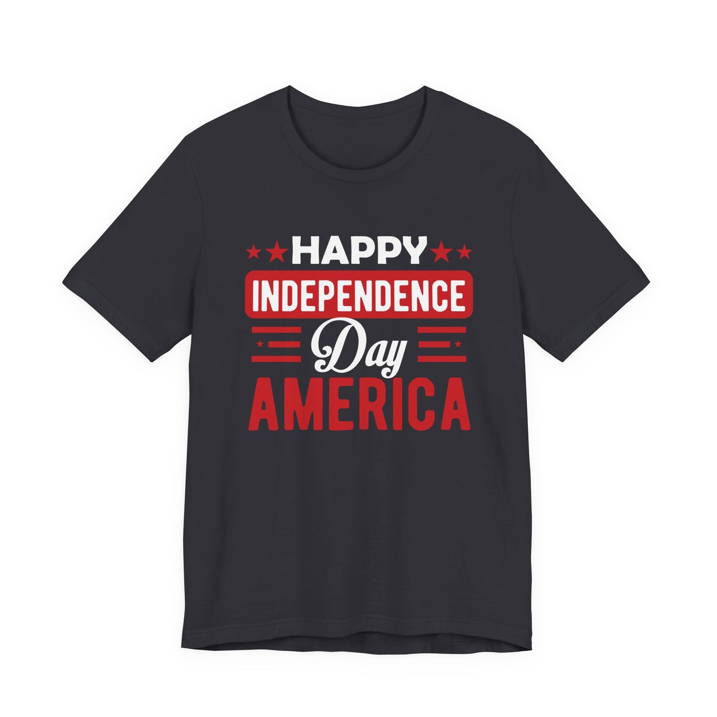 Happy Independence Day America Graphic Unisex Cotton T-Shirt 015
