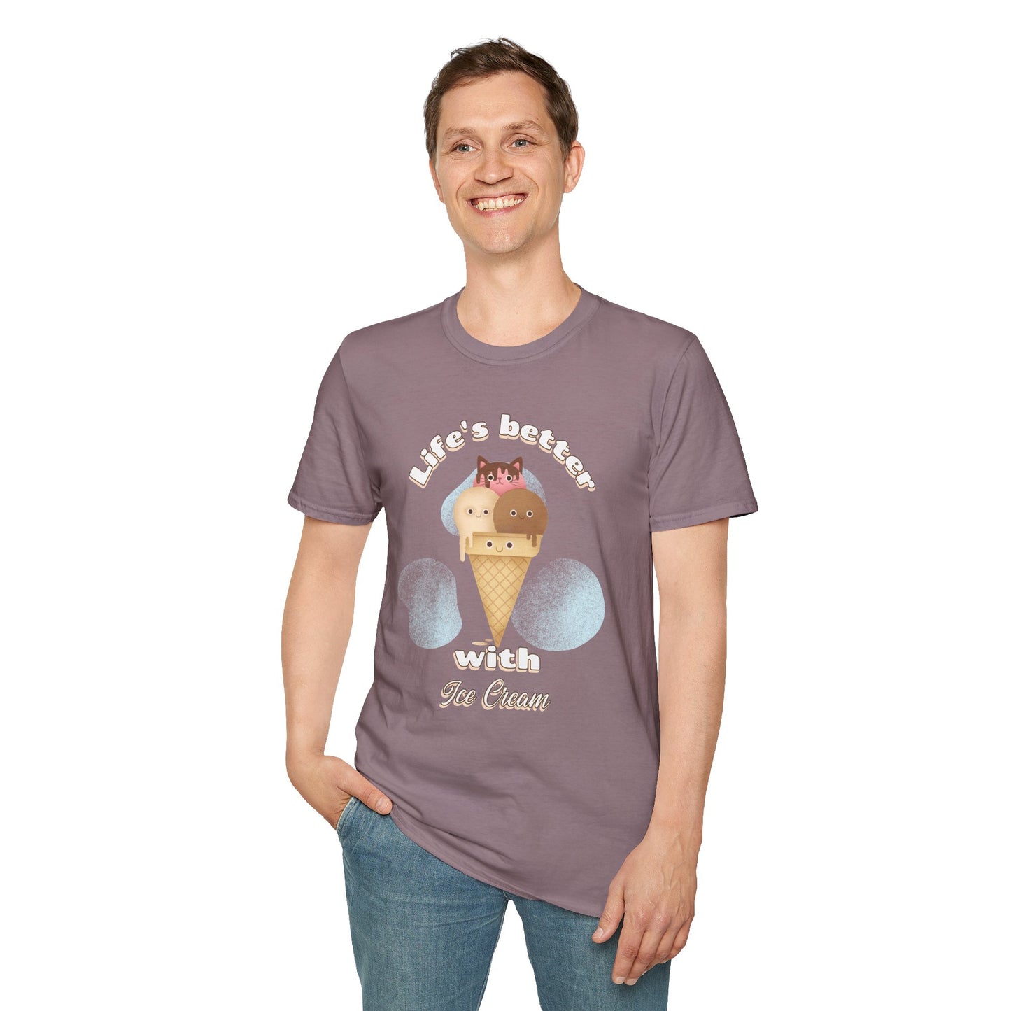 Food Tees, Funny Food T Shirts, Funny T Shirts, Shirt with Food, Junk Food Tees, Shirt with Ice Cream, Ice Cream T-Shirt