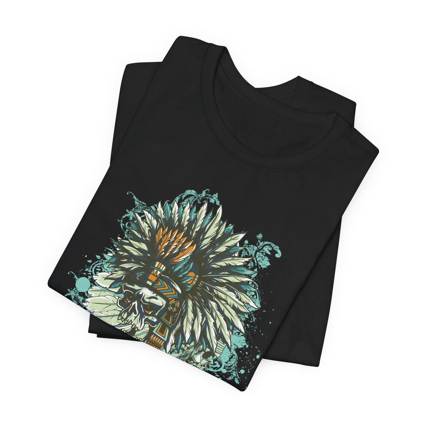 Skull Graphic Design Unisex Cotton Tee Shirt Art-14