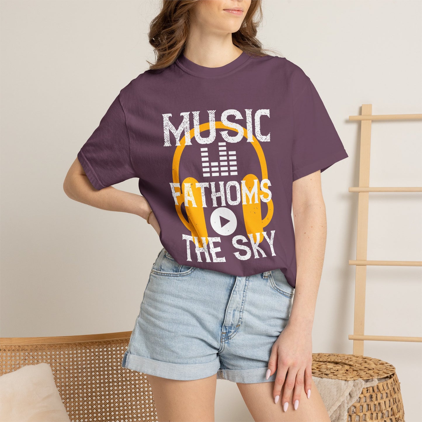 Music Graphic Design Unisex Cotton T-shirt m24