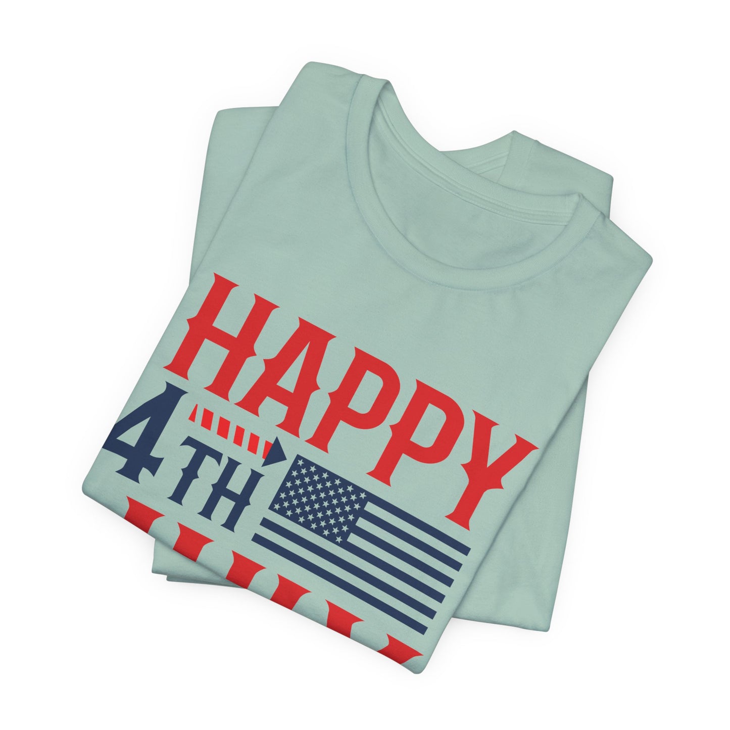 American Flag Graphic Unisex Cotton T-Shirt 011