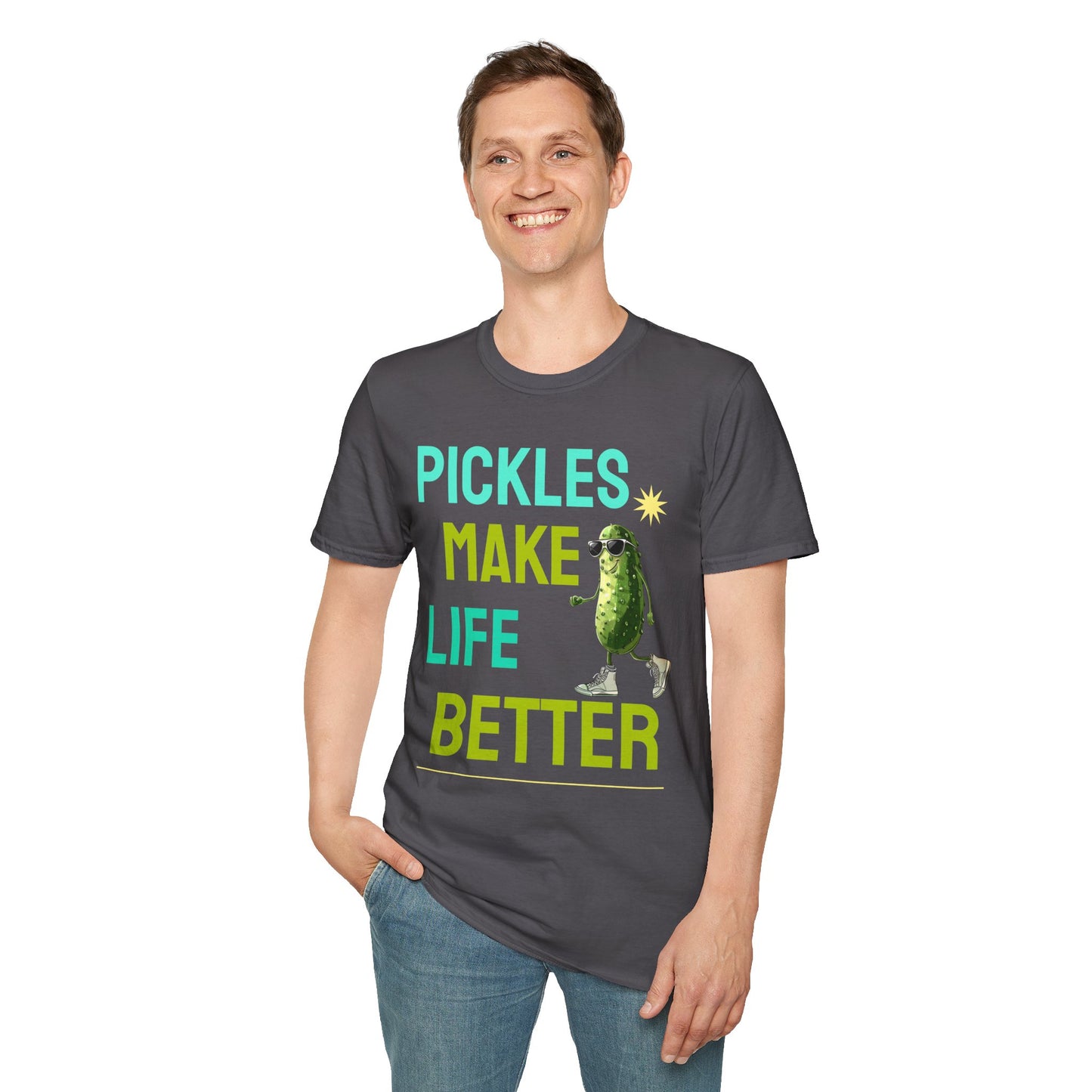 Food Tees, Funny Food T Shirts, Funny T Shirts, Shirt with Vegetables, Shirt with Pickle