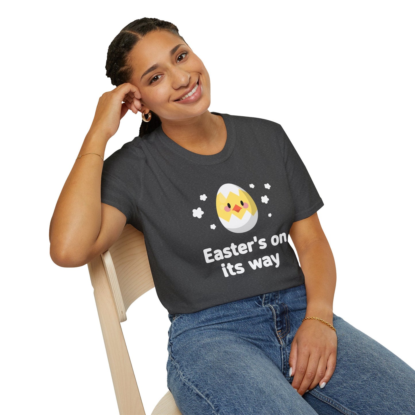 Easter Day T-Shirt, Tee Shirt with Easter Signature, T Shirt with Easter Prints, Tee Shirt with Easter Design - 1