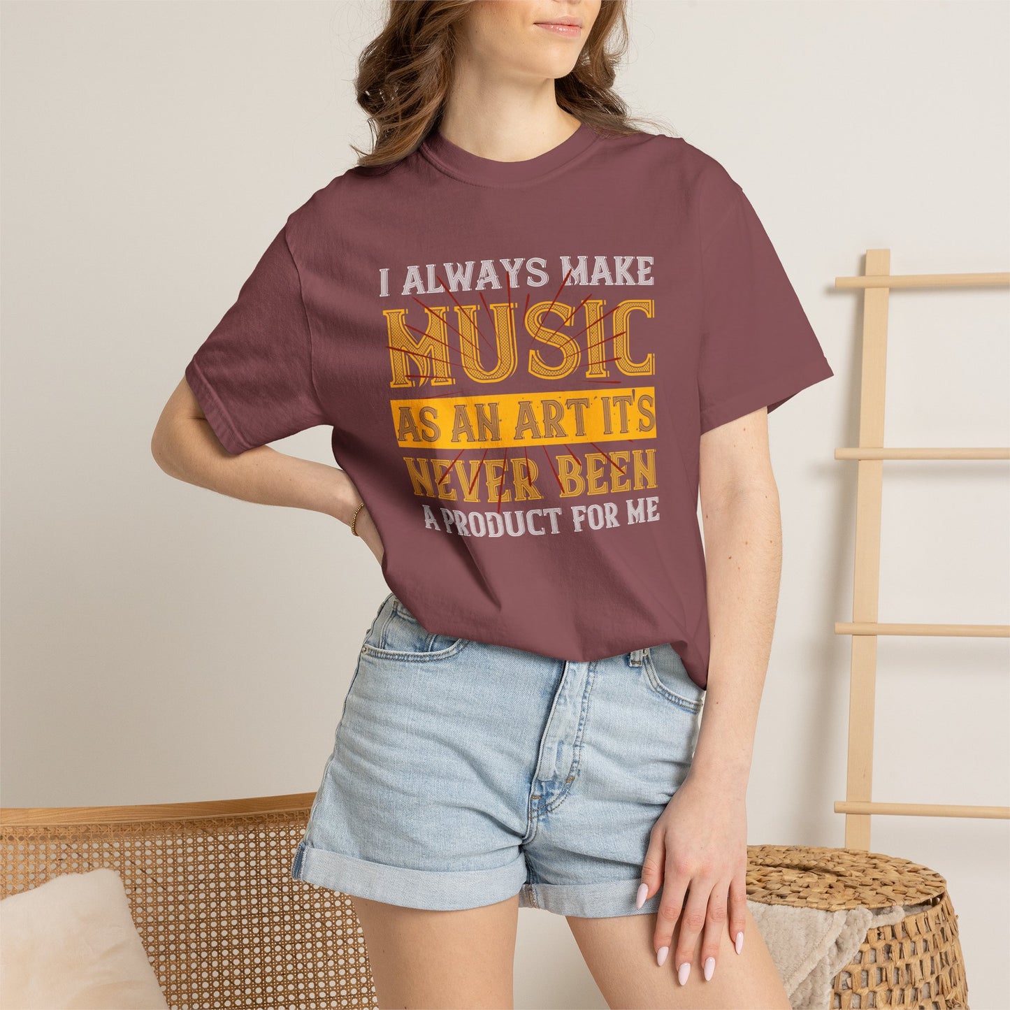 Music Graphic Design Unisex Cotton T-shirt m4