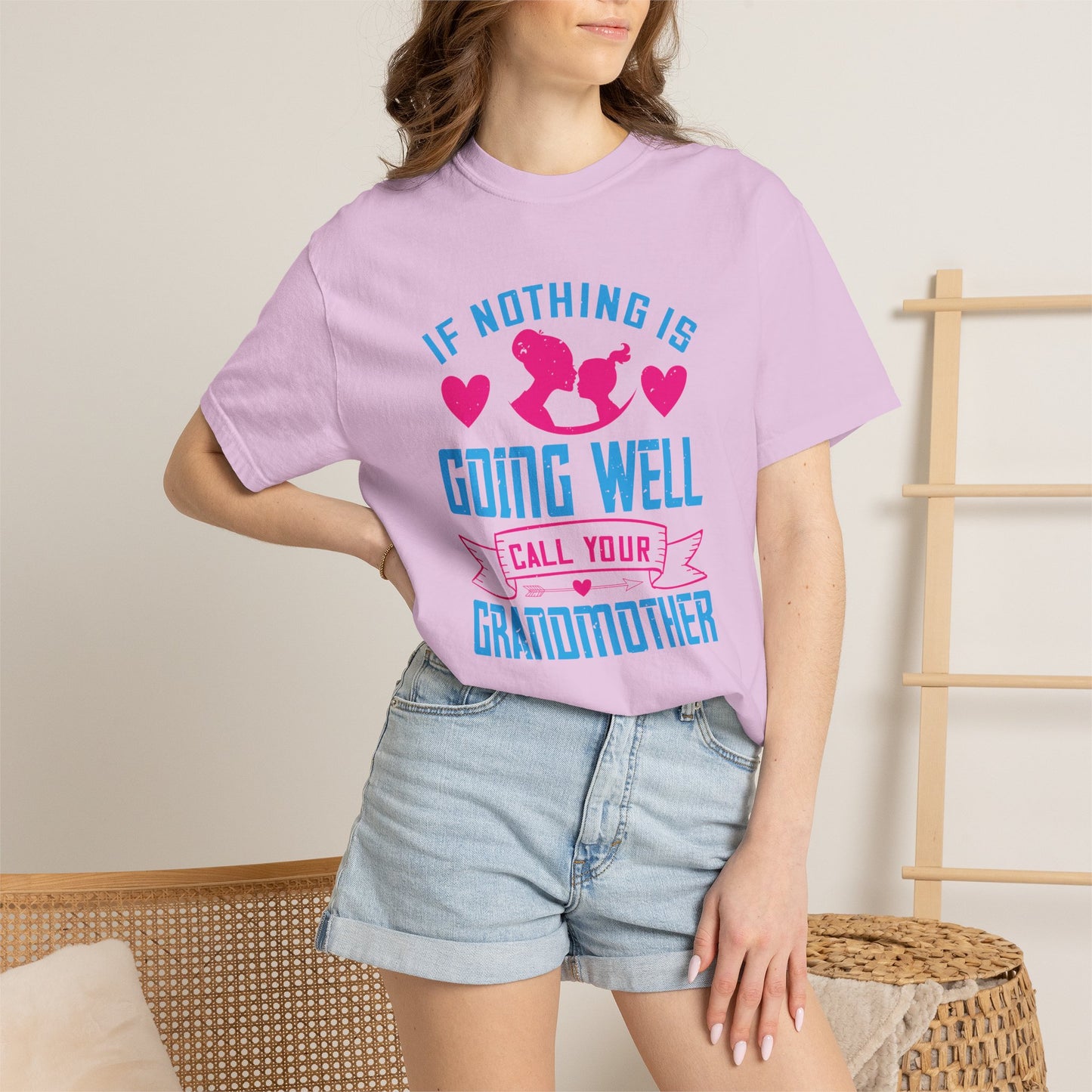 Grandma T-shirt Mother Day Mama Tee Unisex Comfort Colors Garment-Dyed Cotton h76