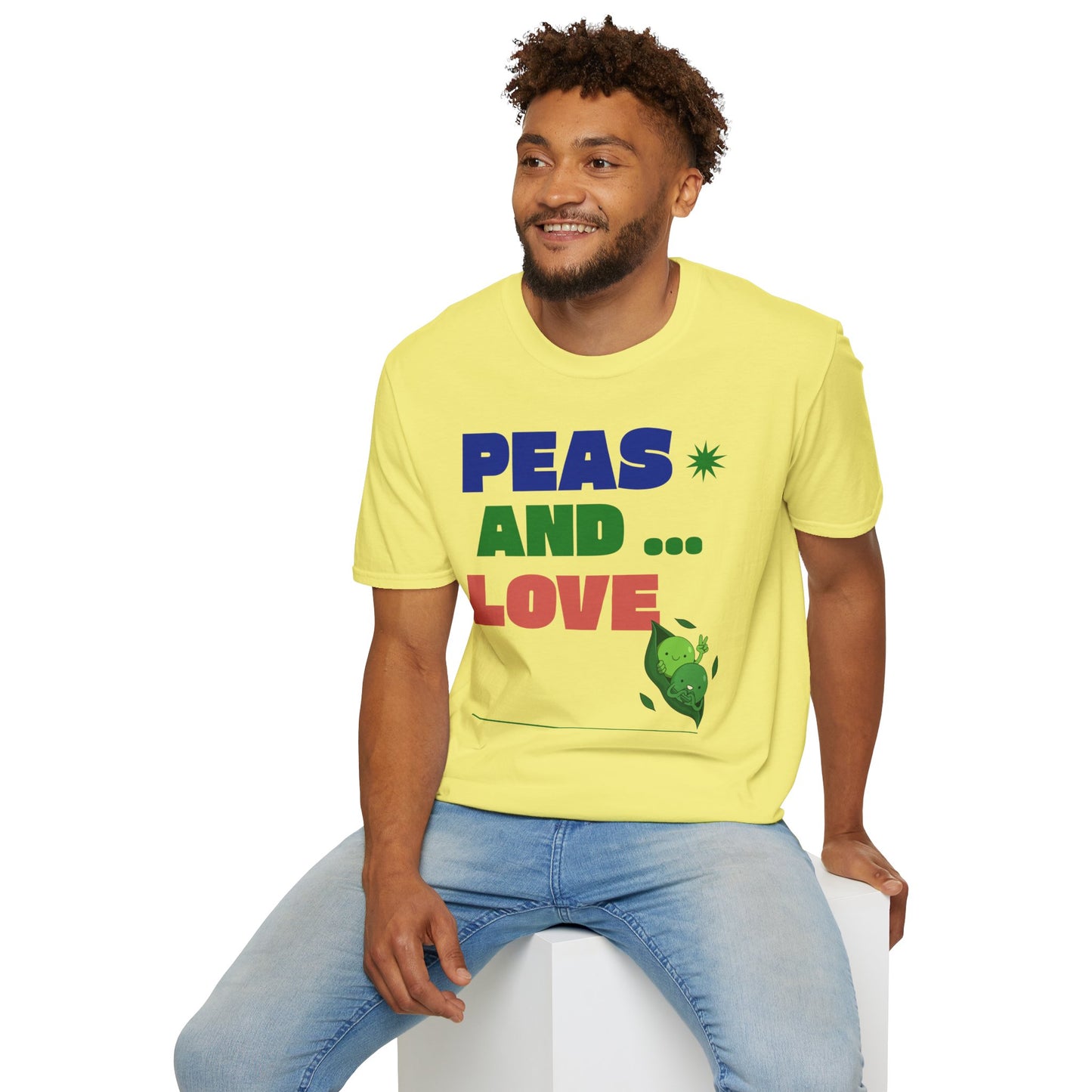 Food Tees, Funny Food T Shirts, Funny T Shirts, Shirt with Vegetables, Shirt with Peas