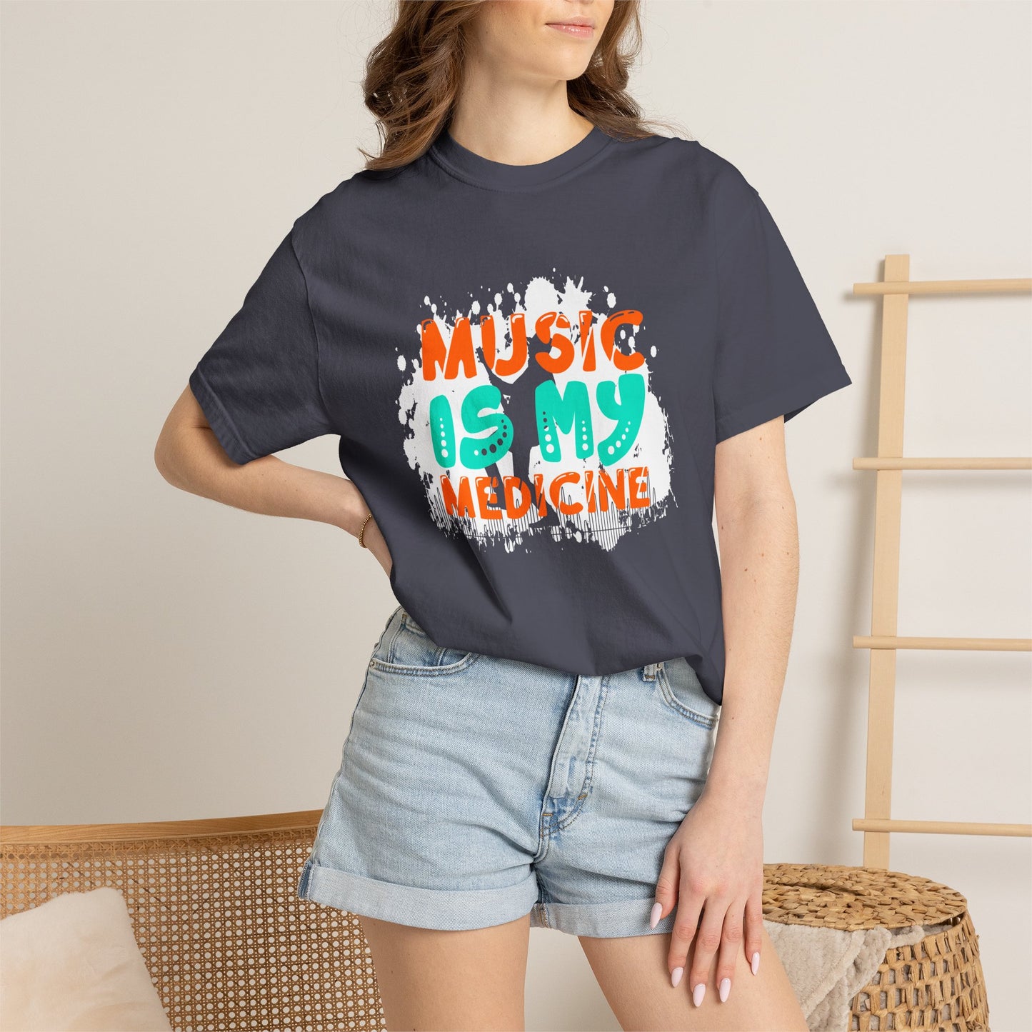 Music Graphic Design Unisex Cotton T-shirt 068