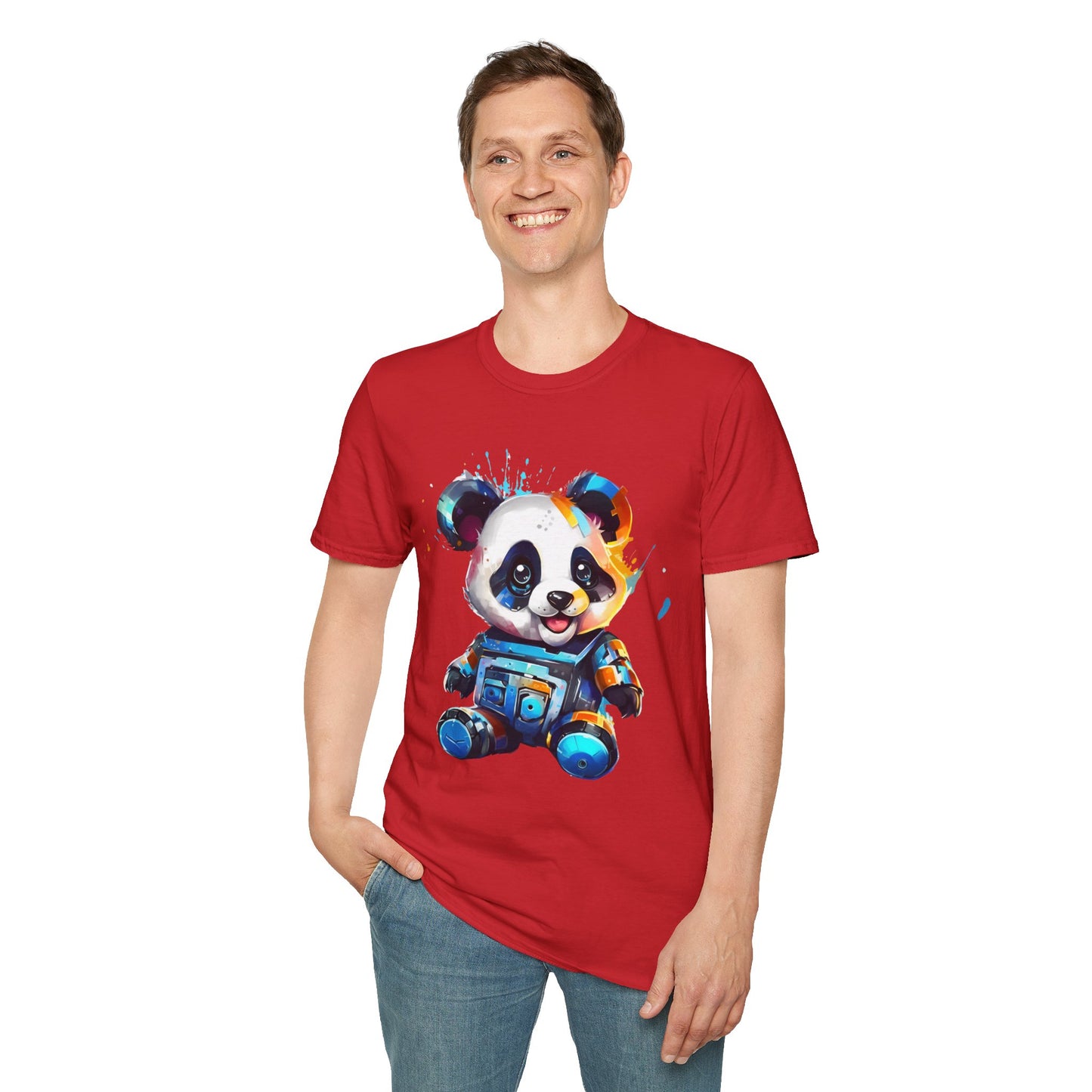 Animals Tees, Funny Animals Shirt, T Shirts with Funny Animals, T-Shirt with Panda, Panda Tees