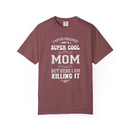 Mom T-shirt Mother's Day Mama Tee Unisex Comfort Colors Garment-Dyed Cotton h36