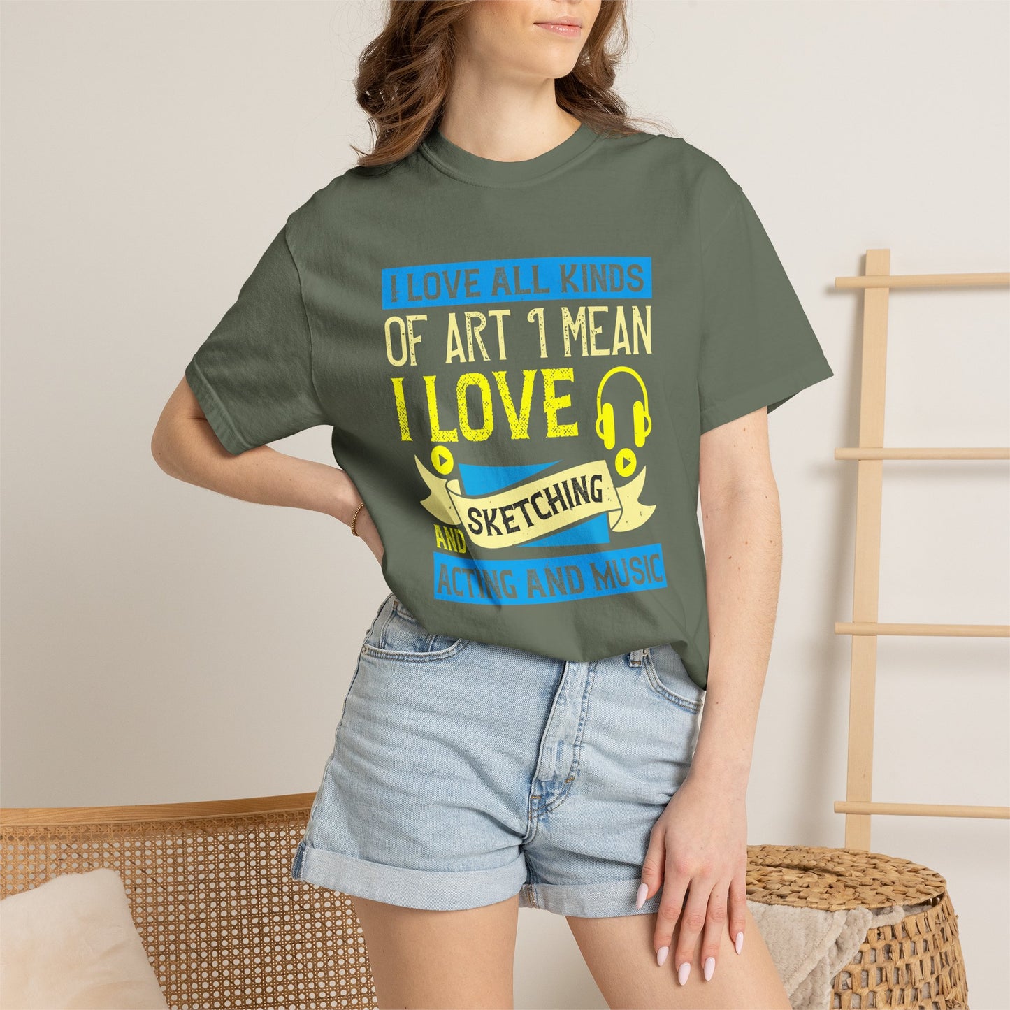 Music Graphic Design Unisex Cotton T-shirt m10