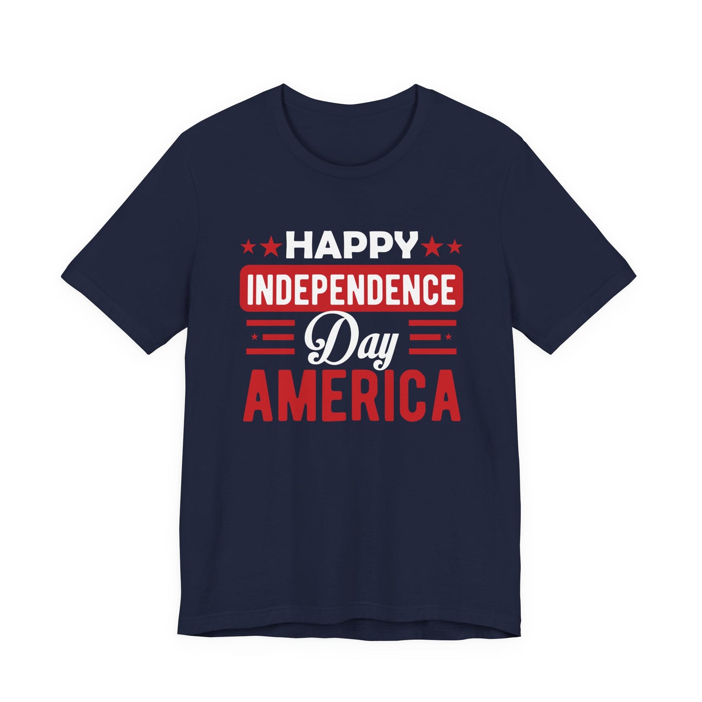 Happy Independence Day America Graphic Unisex Cotton T-Shirt 015